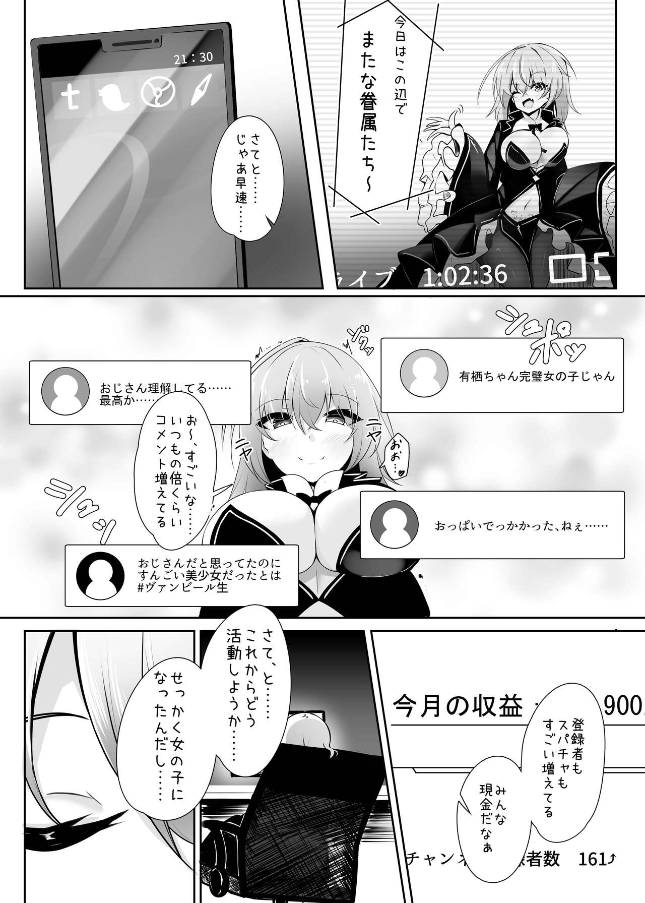 Ribiniku Shita Vtuber ga Mesu ni Ochiru made page 7 full