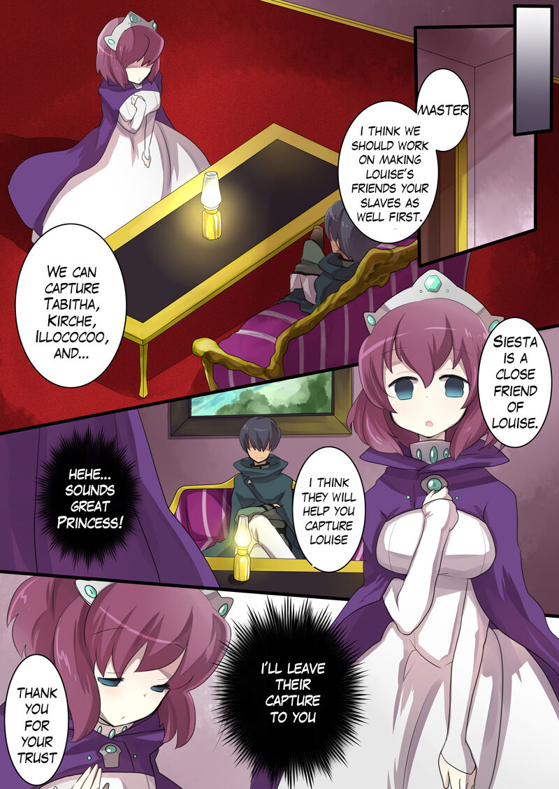 Zero no Tsukaima Sennou Manga | The Familiar of Zero Mind-control Manga page 4 full