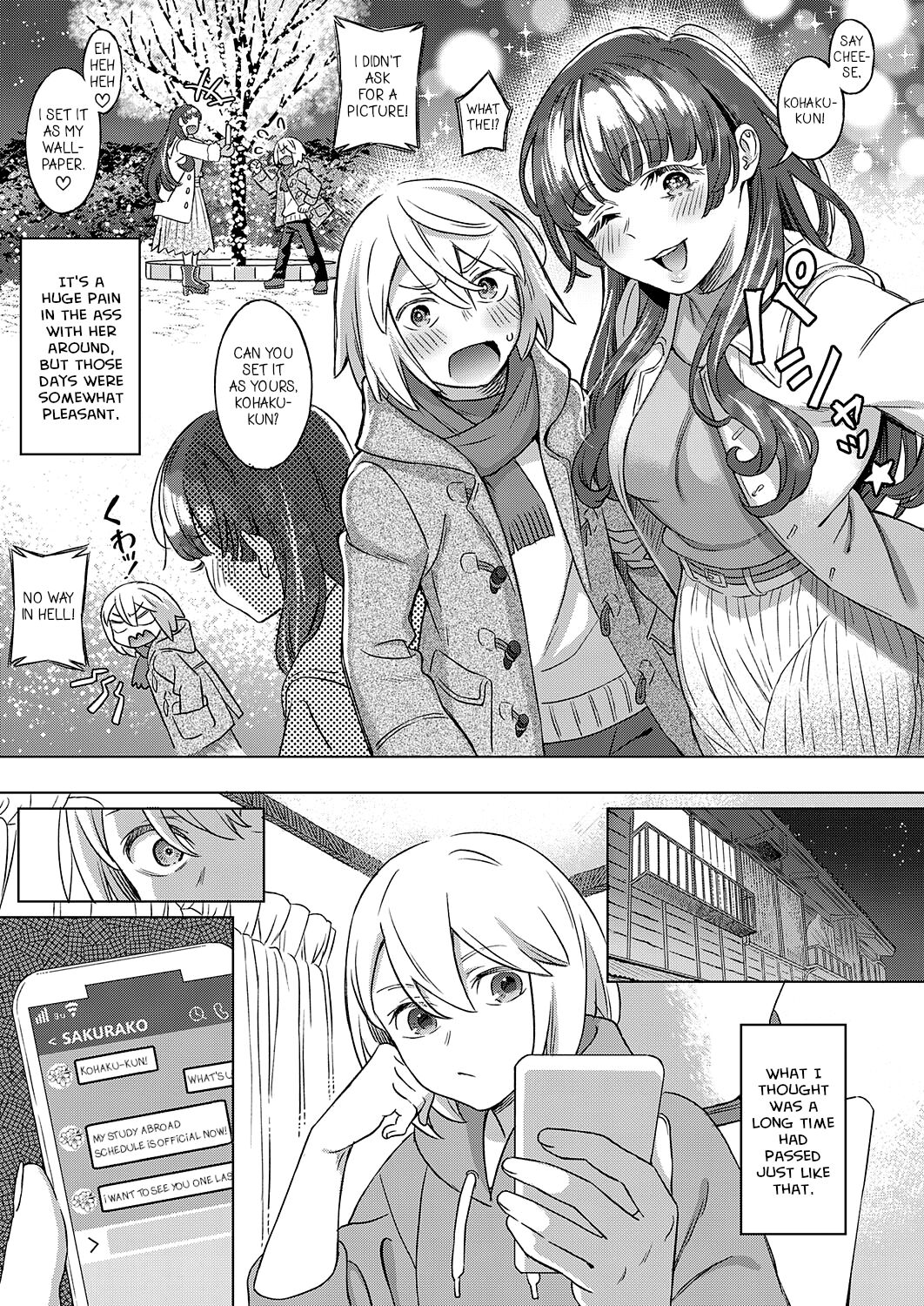 Kohakuiro no Machi, Sakura ga Ita Kisetsu | Amber Town, The Season With Cherry Blossoms page 9 full