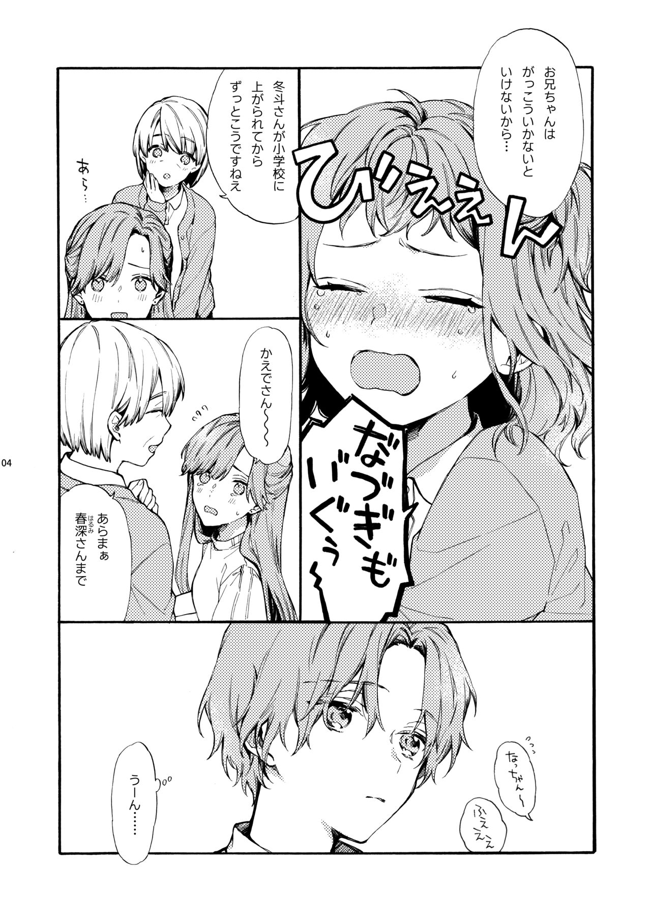 Kono Hito Kareshi ja Arimasen!!  ~Shinomura Kyoudai no Jijou side Fuyuto~ page 4 full