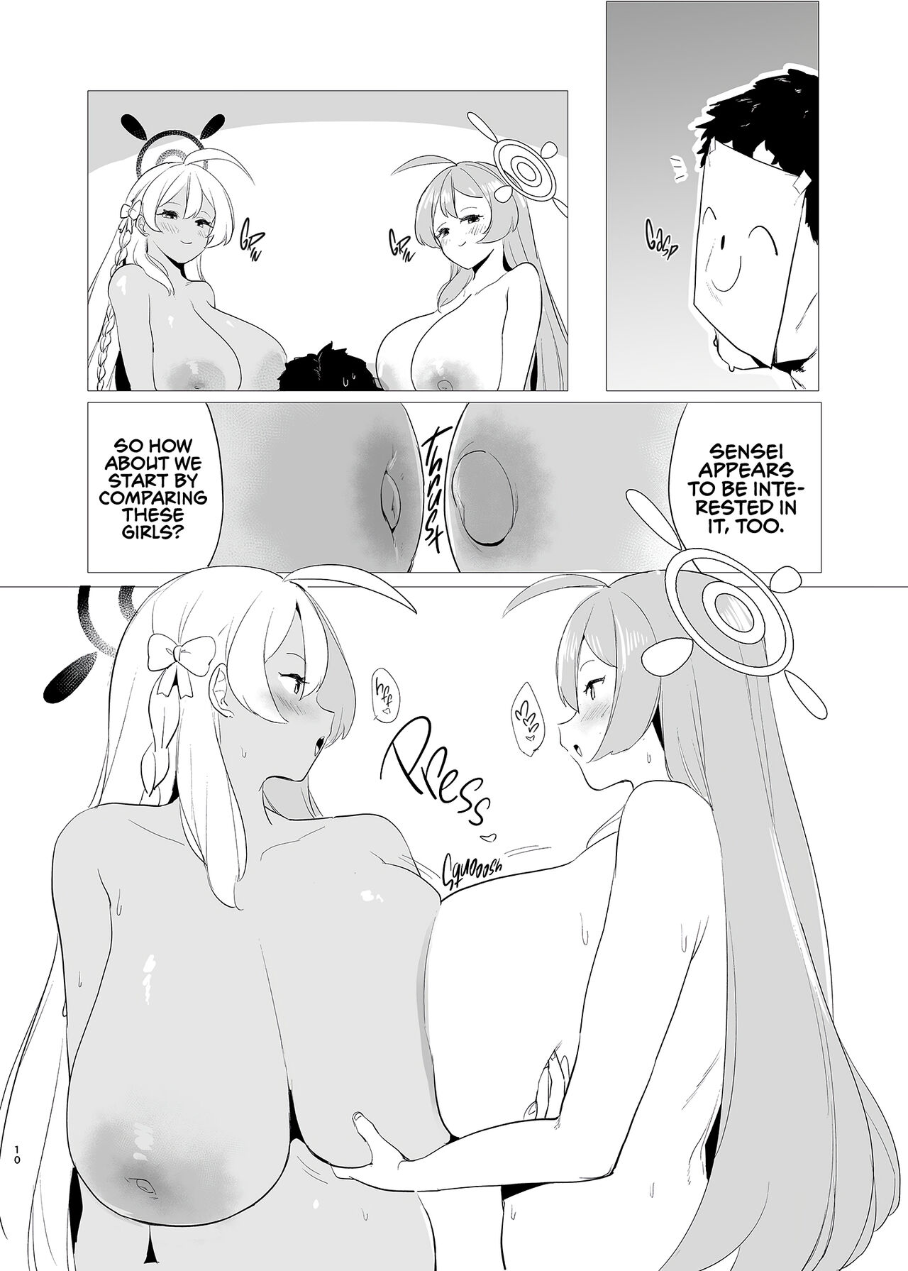 Kivotos Bitch Competition Urawa Hanako VS Urawa Hanako | Kivotos Mesu Kurabe Urawa Hanako VS Urawa Hanako page 10 full