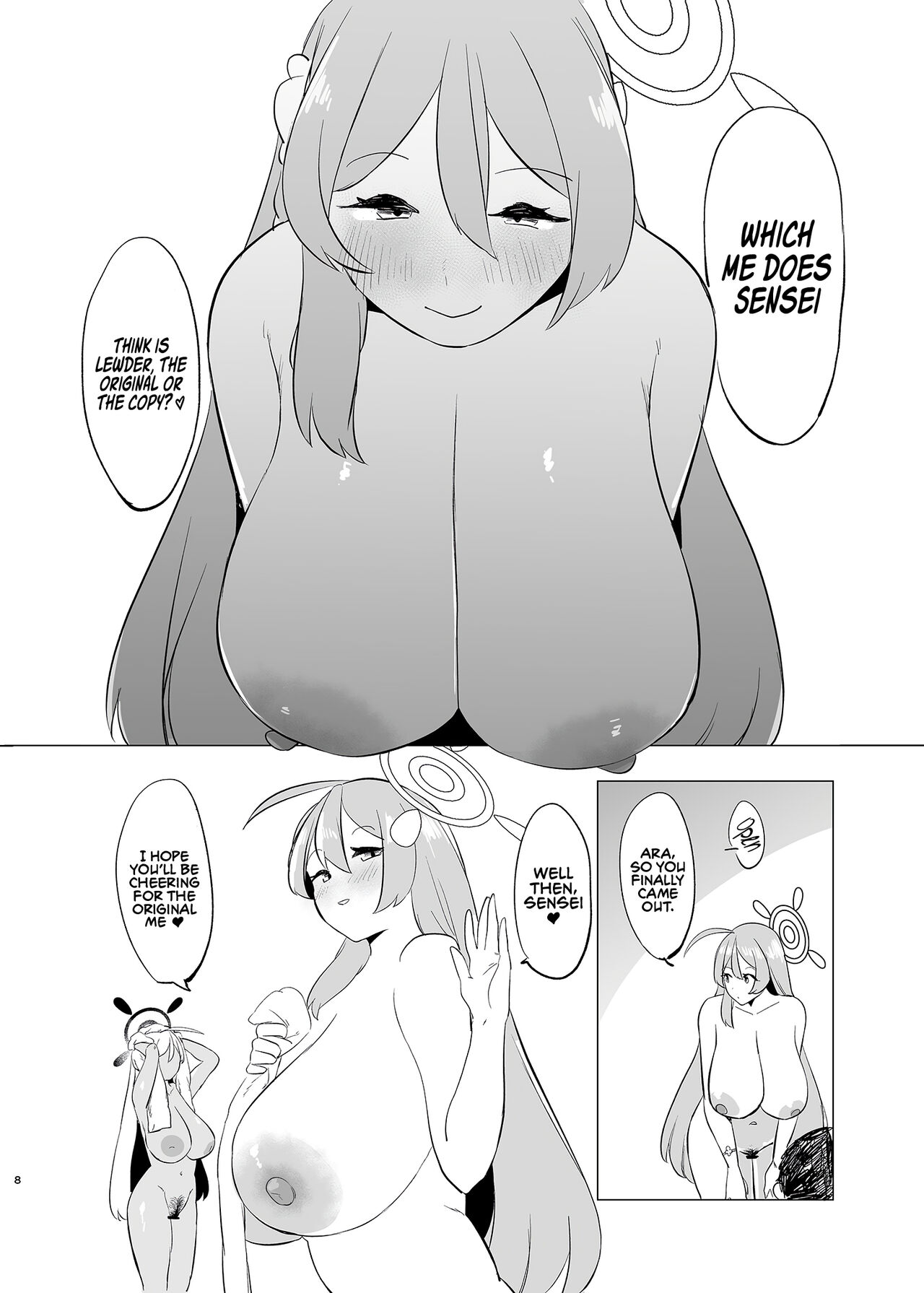 Kivotos Bitch Competition Urawa Hanako VS Urawa Hanako | Kivotos Mesu Kurabe Urawa Hanako VS Urawa Hanako page 8 full