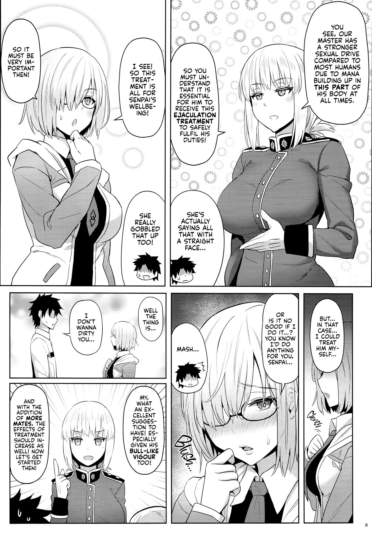 Kouhai no Amai Ryouhou | My Kouhai's Lovey-Dovey Treatment page 6 full