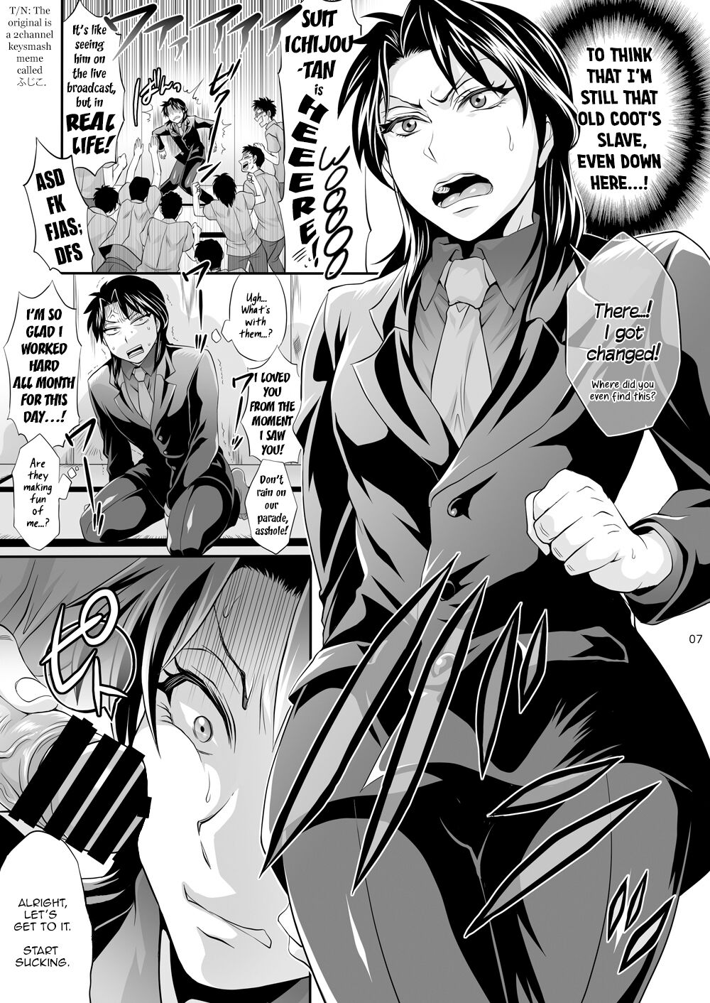 Ichijou Tenchou no Seiheki Kaisuu | Ichijou the Manager's Fetishes & Stamina page 6 full