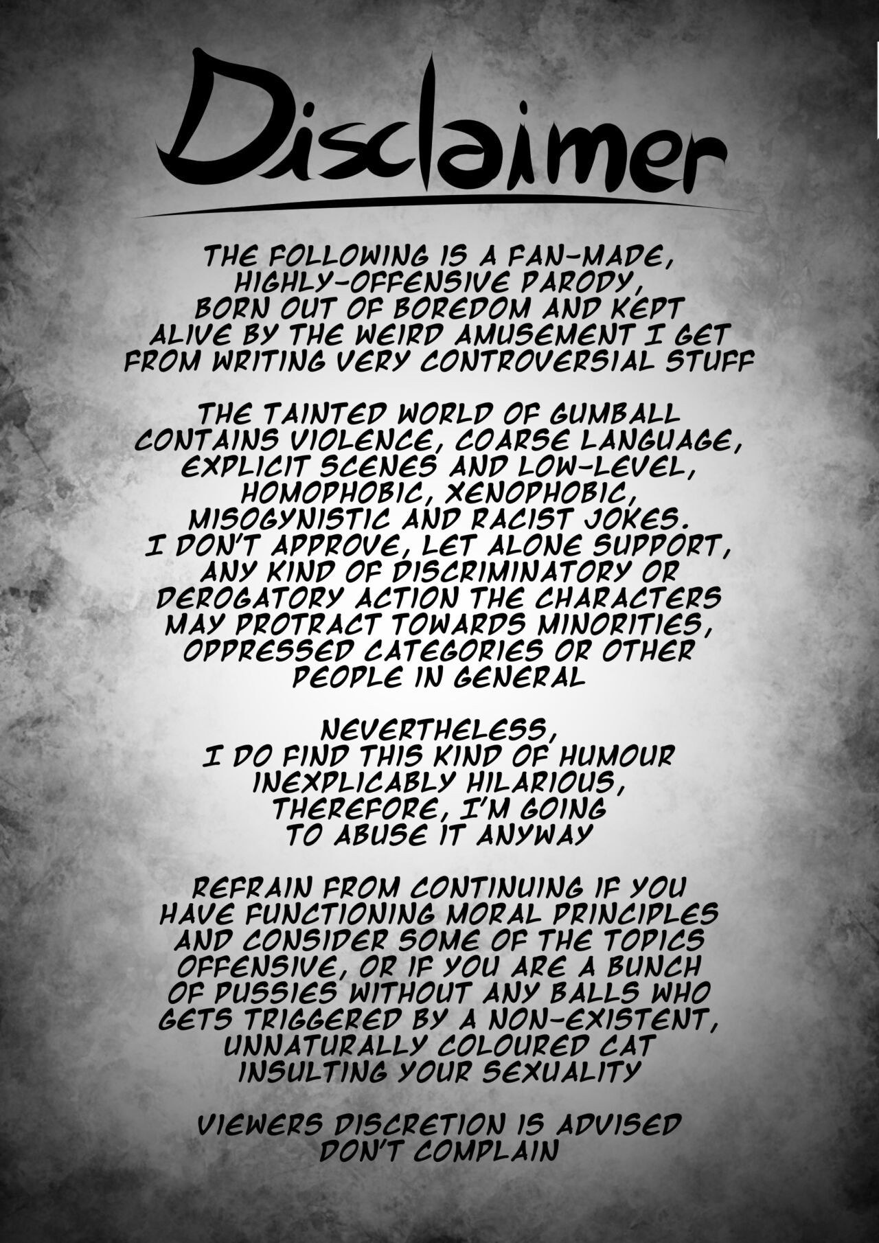 The Tainted World of Gumball page 2 full