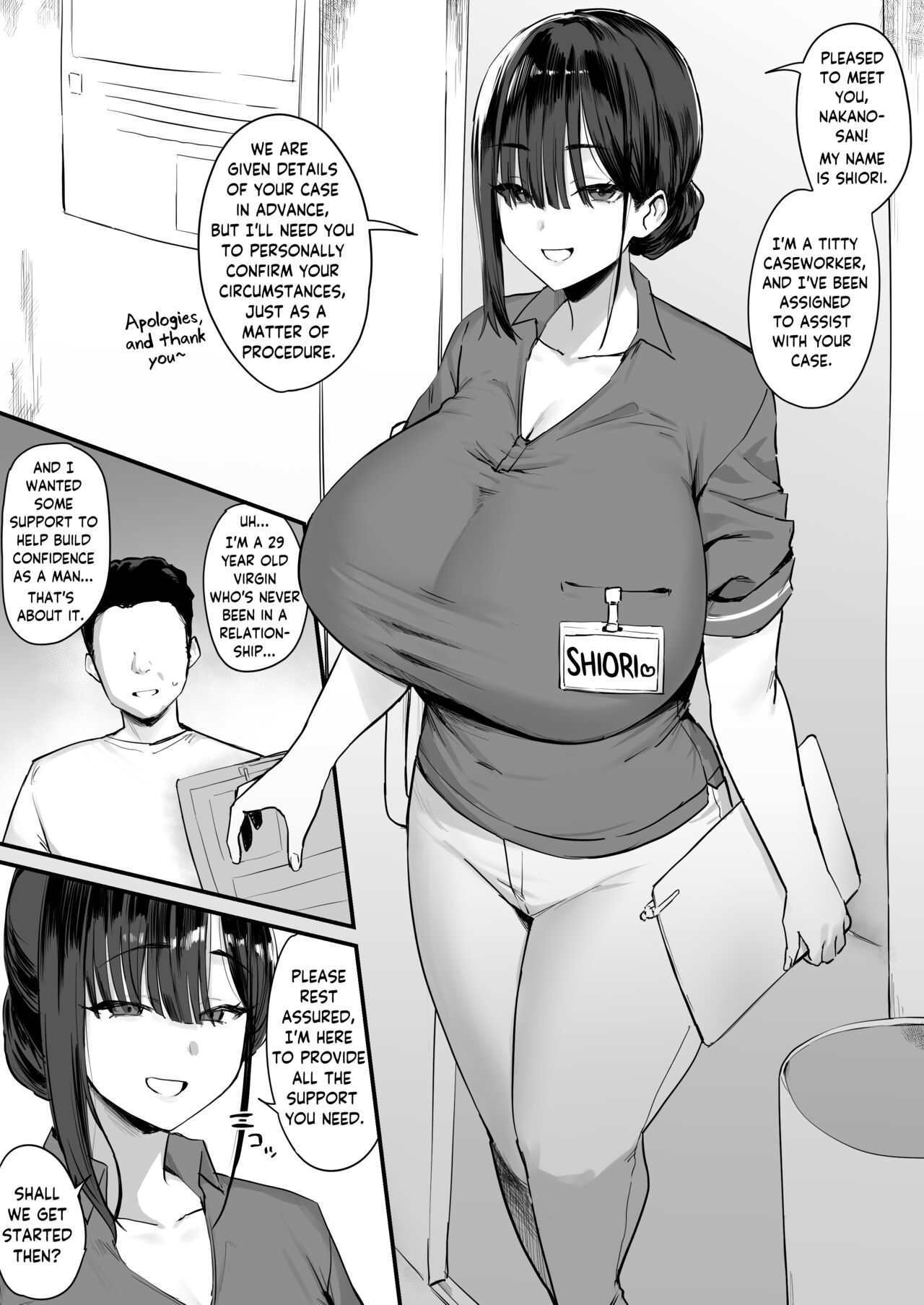 Oppai Caseworker | Titty Caseworker page 1 full