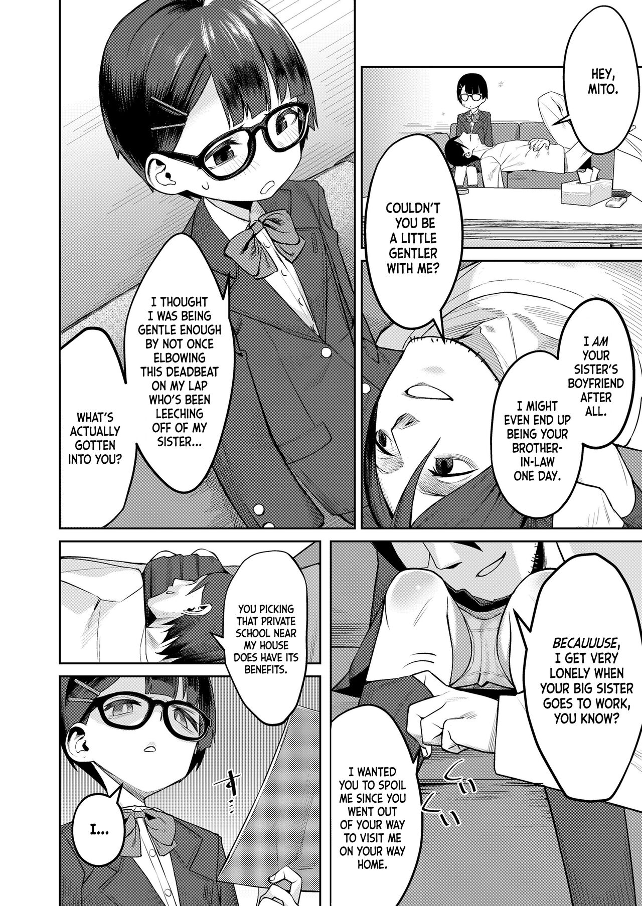 Himo to Seifuku｜The Deadbeat and the Uniform page 2 full