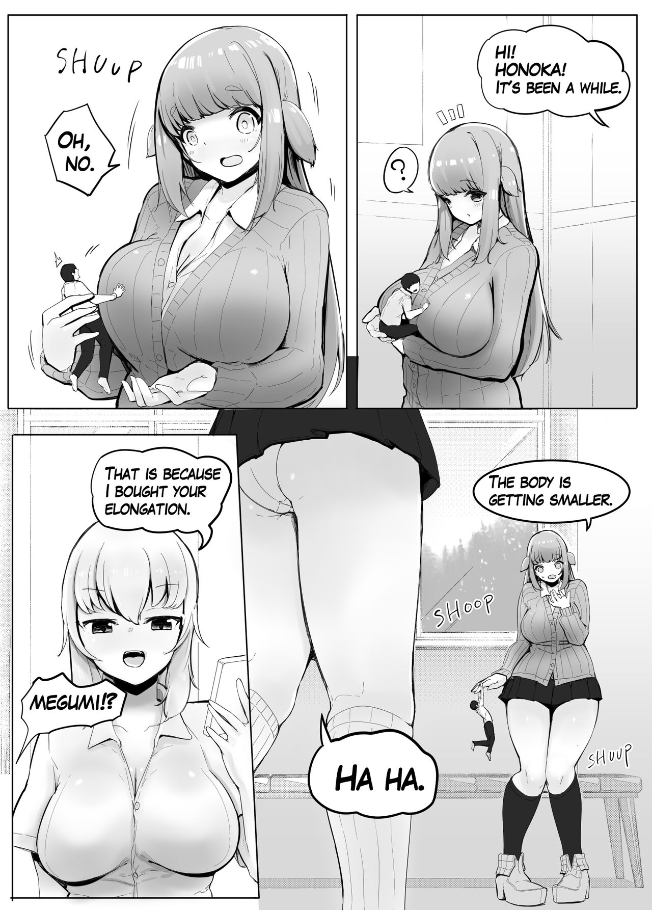 The Girl Takes My Height. 2 page 1 full