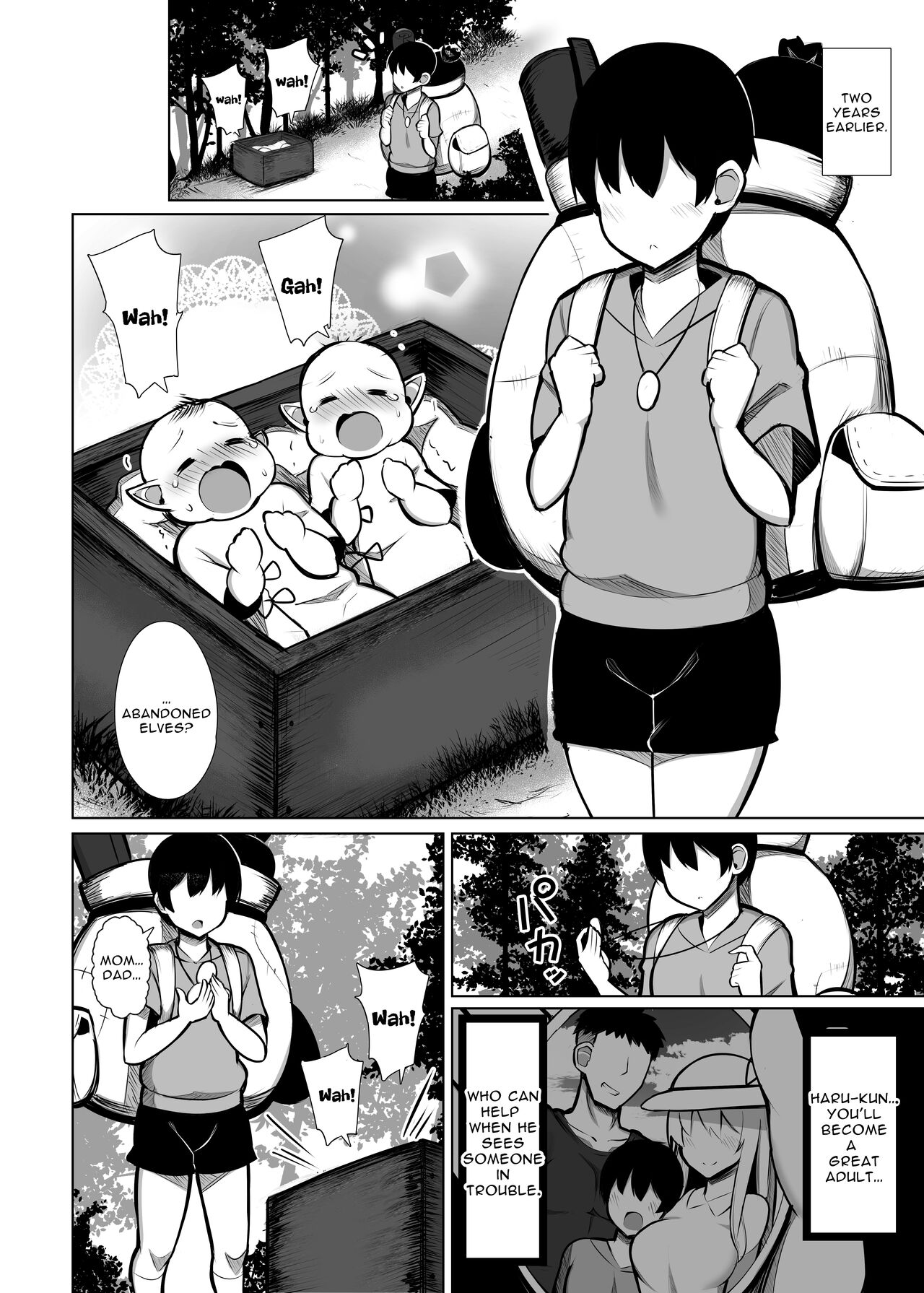 Hirotta Sute Elf-tachi ni Dekiai Sarete Shikareru made no Hanashi | Loved and Dominated by the Abandoned Elves I Saved page 4 full