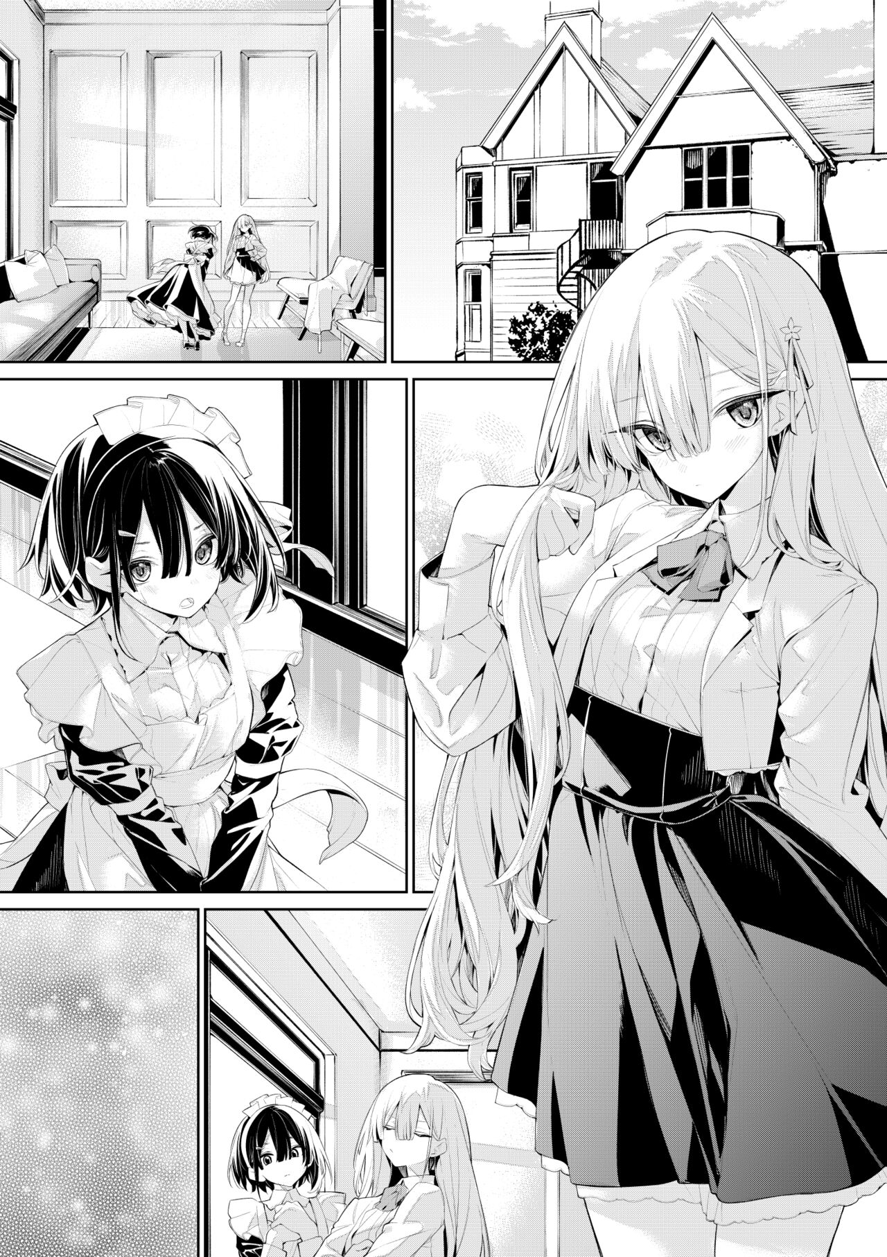 Hiru to Yoru de  Shujuu ga Gyakuten suru  Ojou-sama to Maid-san page 6 full