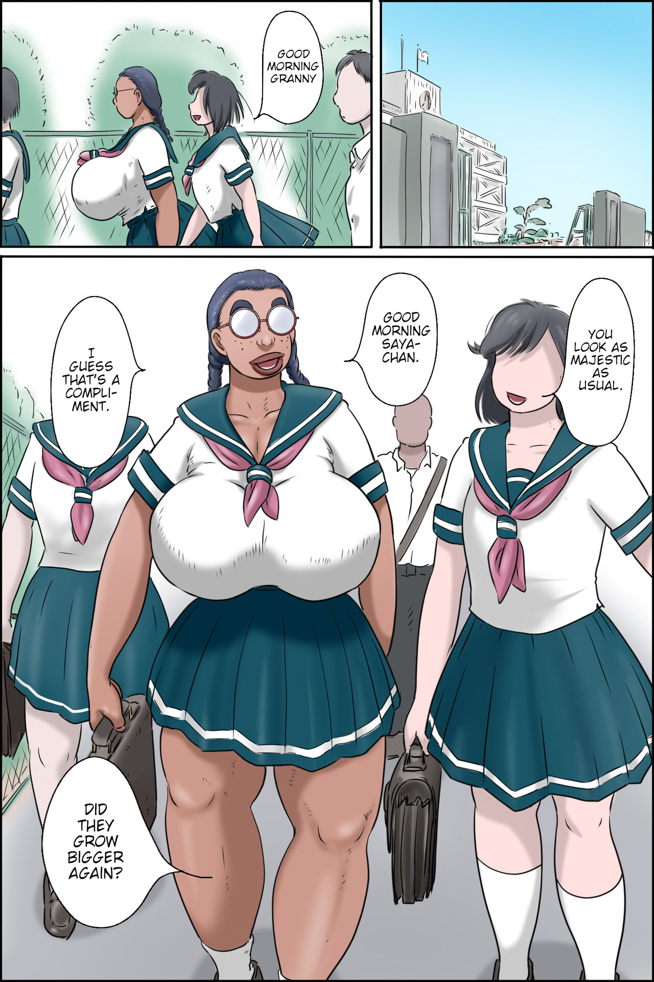 Tokunou Oba-chan Joshi -Kounai Seikou Hen- | Granny Girl -Sex At School- page 1 full