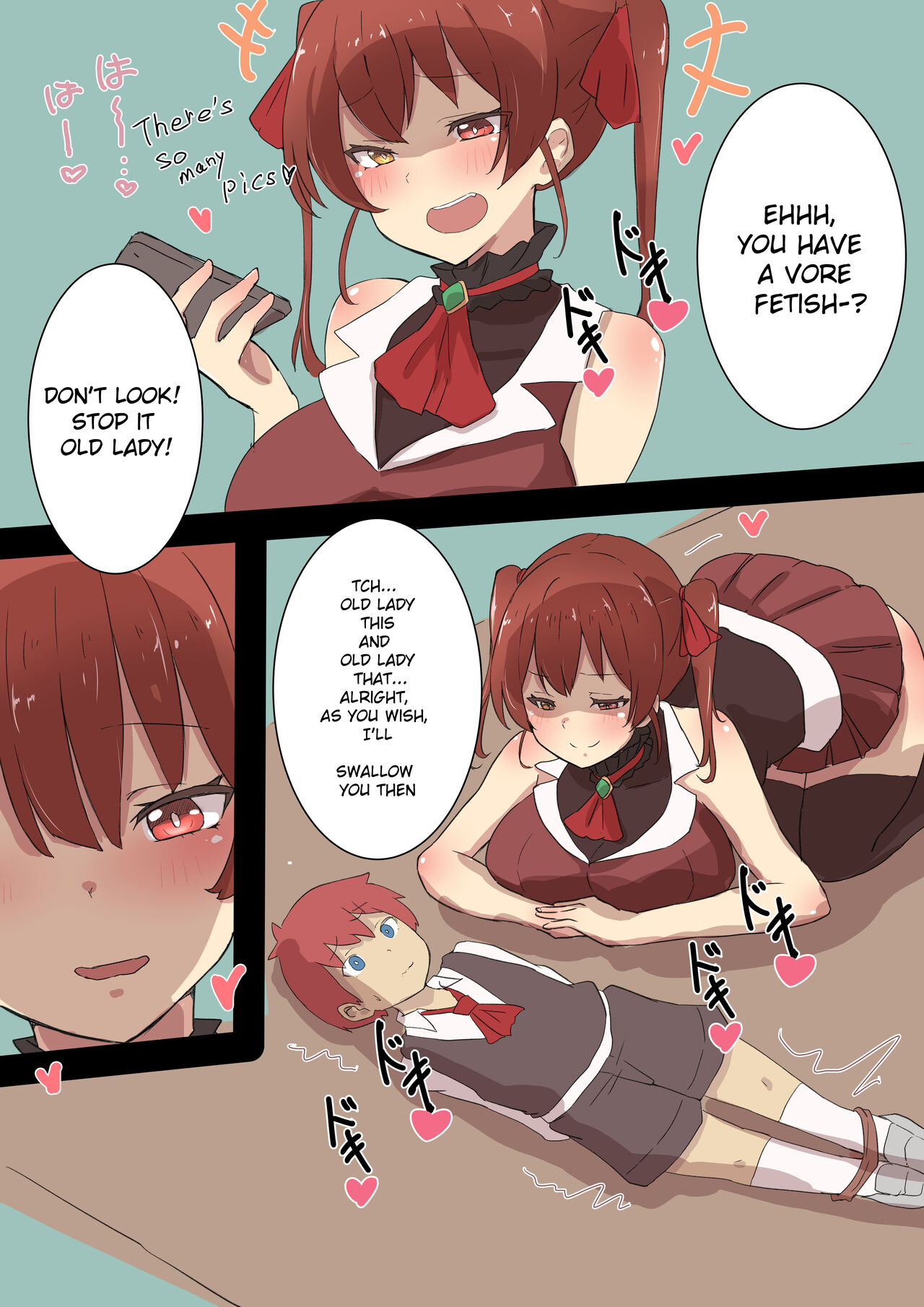 Marine Senchou ni Hokakusare Kotowattara Marunomi ni Sarete Shimau Shounen | A Boy Getting Caught And Swallowed By Marin page 2 full