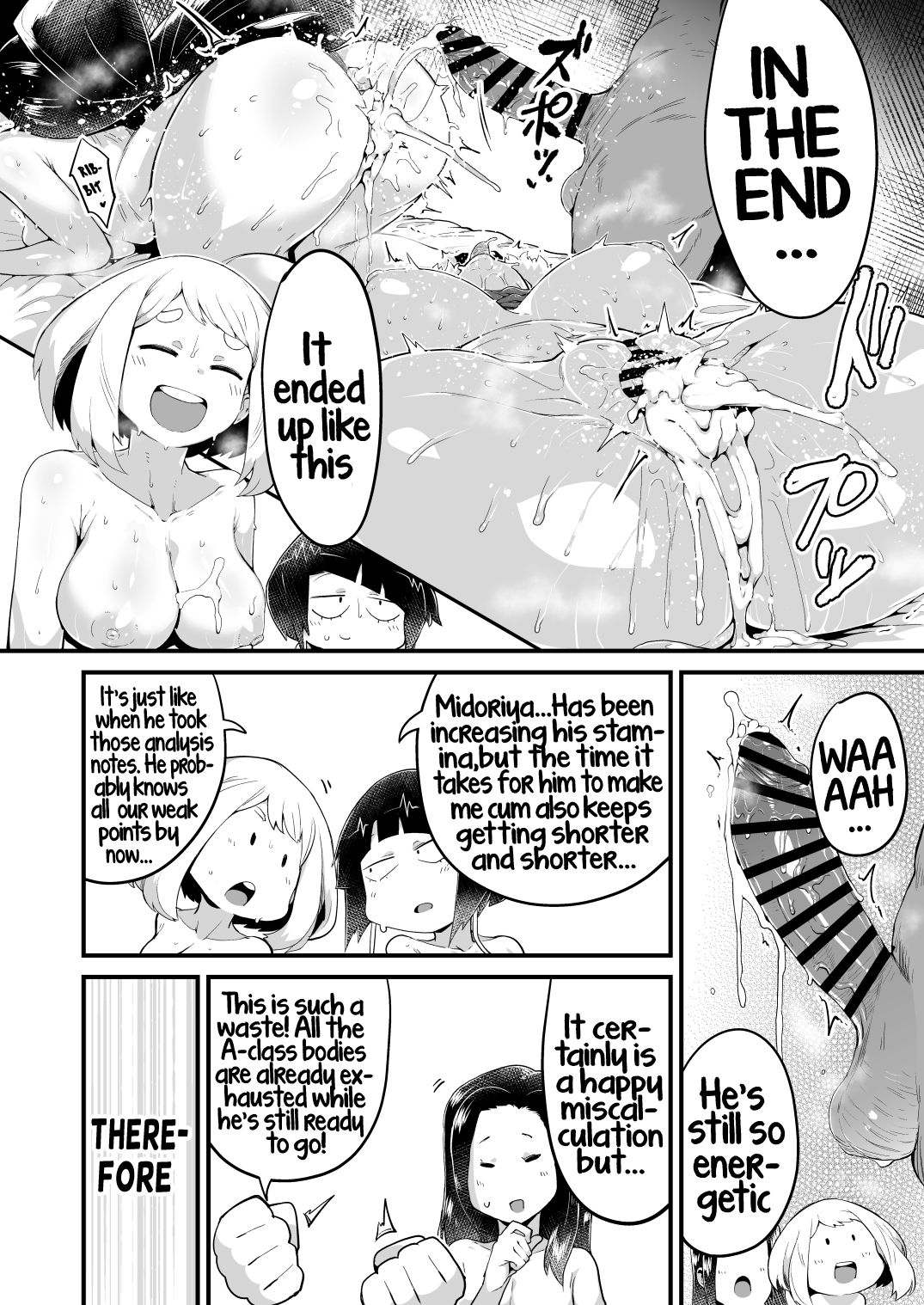 Boku to Nottori Villain Nakademia Vol. 4 | My, and the body-snatcher villain's Creampiedemia Vol. 4 page 5 full