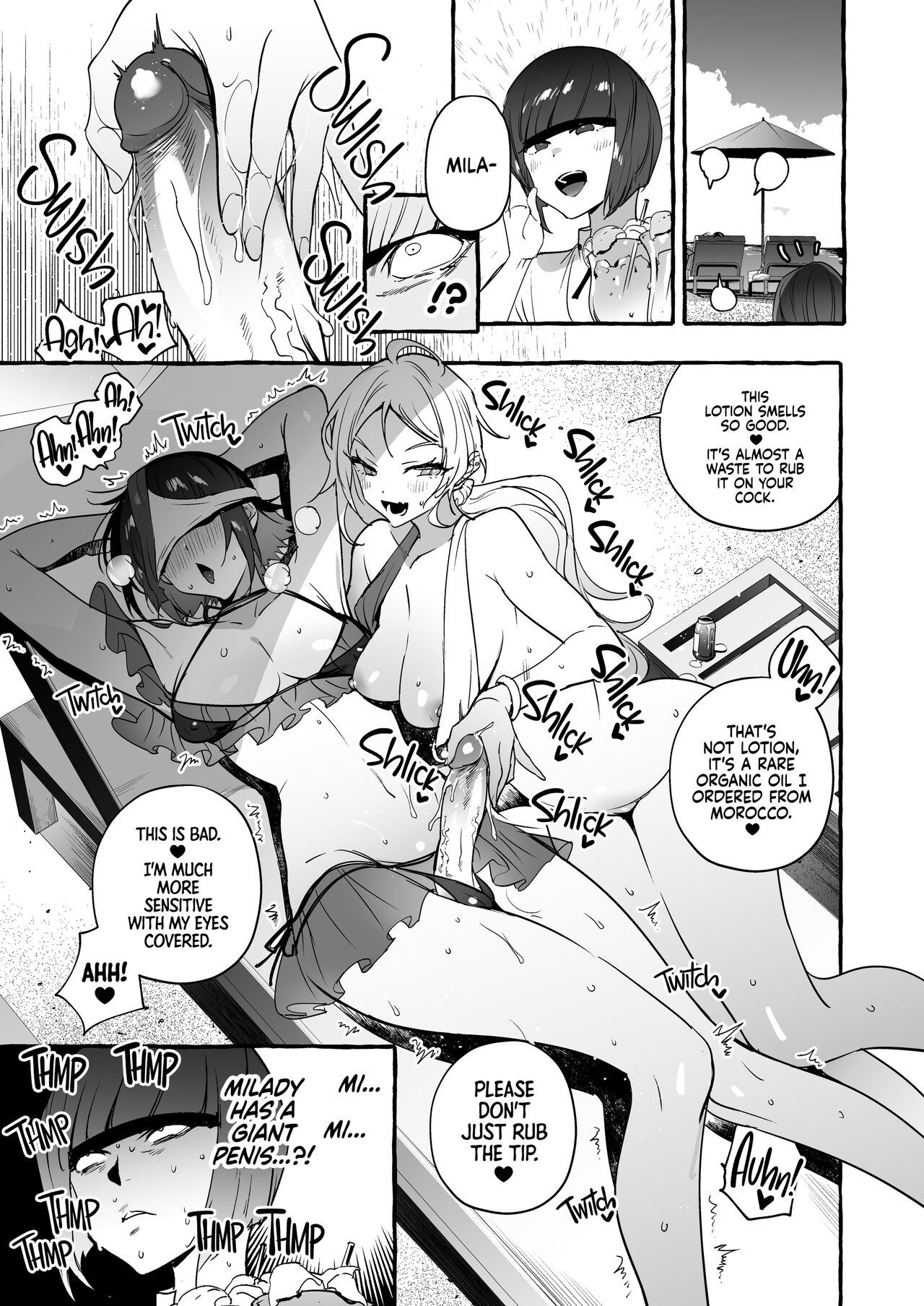 Futanari-san to Nonke-san Vacance Hen | Straight Girl Meets Futa: Vacation Arc page 10 full