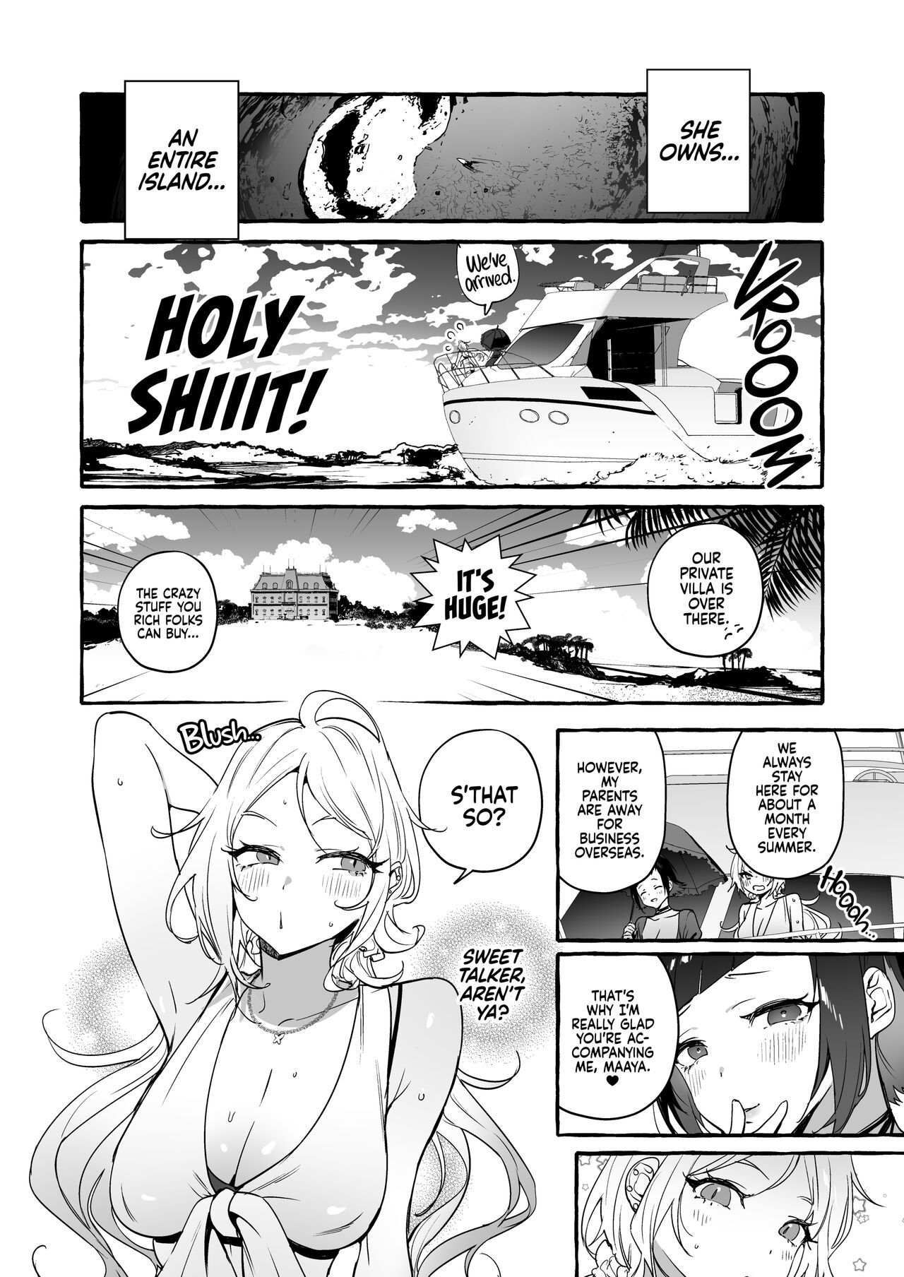 Futanari-san to Nonke-san Vacance Hen | Straight Girl Meets Futa: Vacation Arc page 3 full