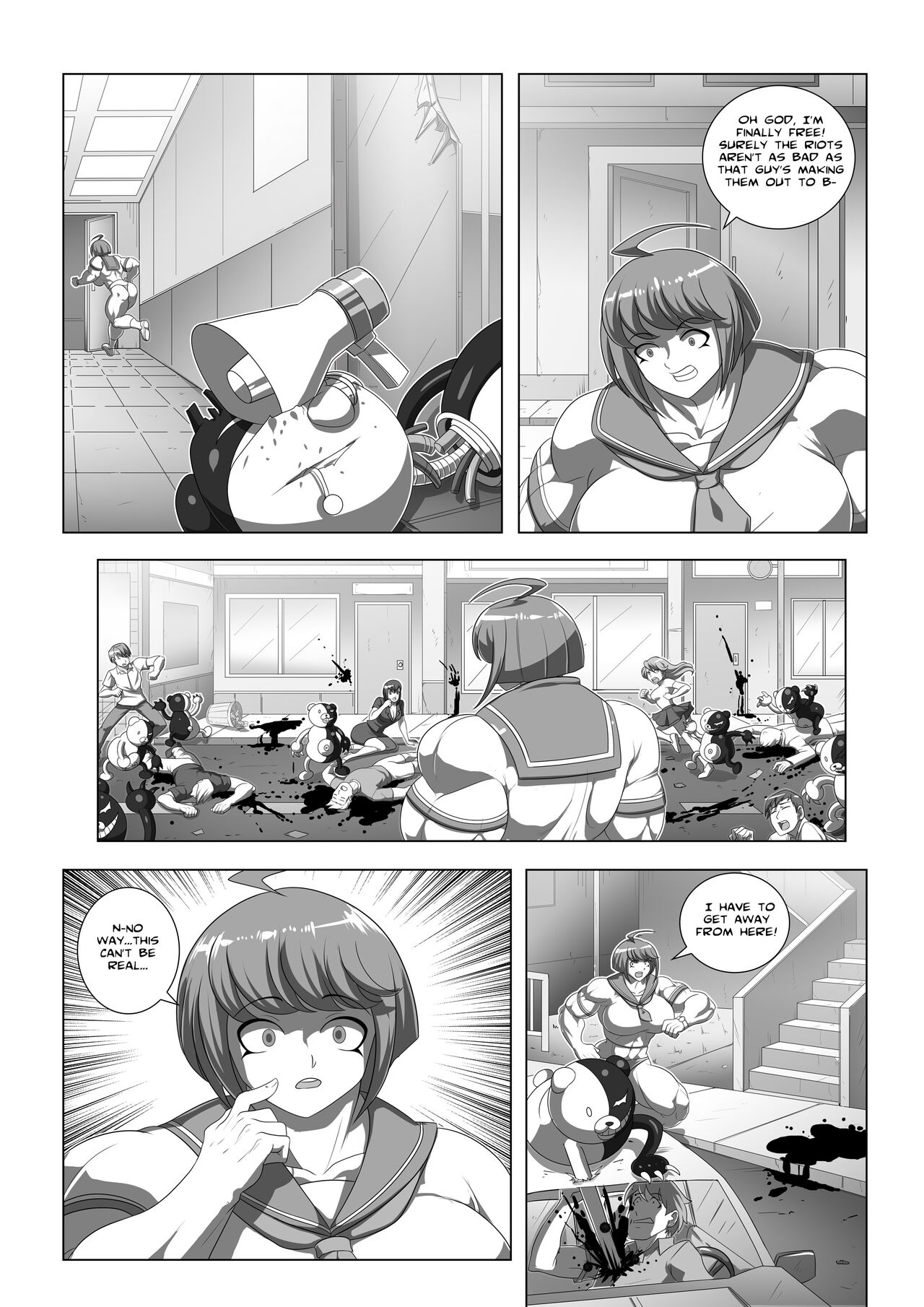 Ultra Muscle Girl page 9 full