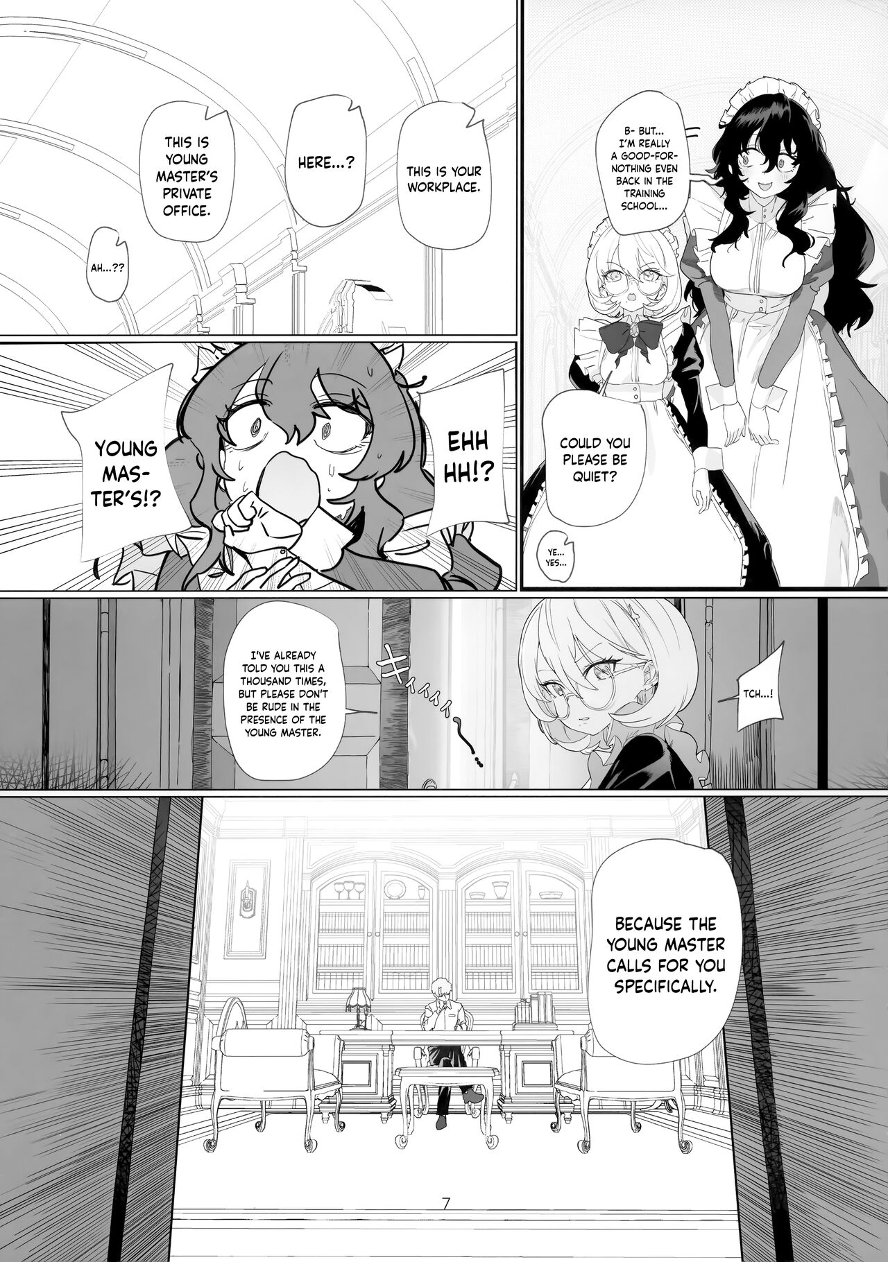 Dame Maid wa Bochama no OnaPet | Useless Maid is Young Master's Pet page 6 full