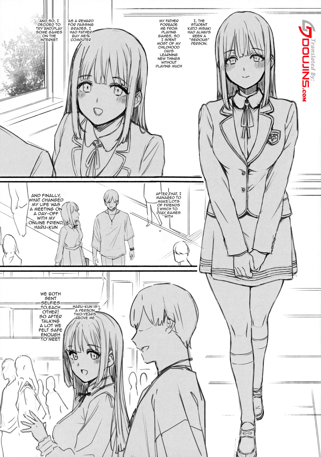 Net de Shiriatta Osu no Pet Katou Misaki 01 | Becoming The Pet of a Man She Met Online page 5 full