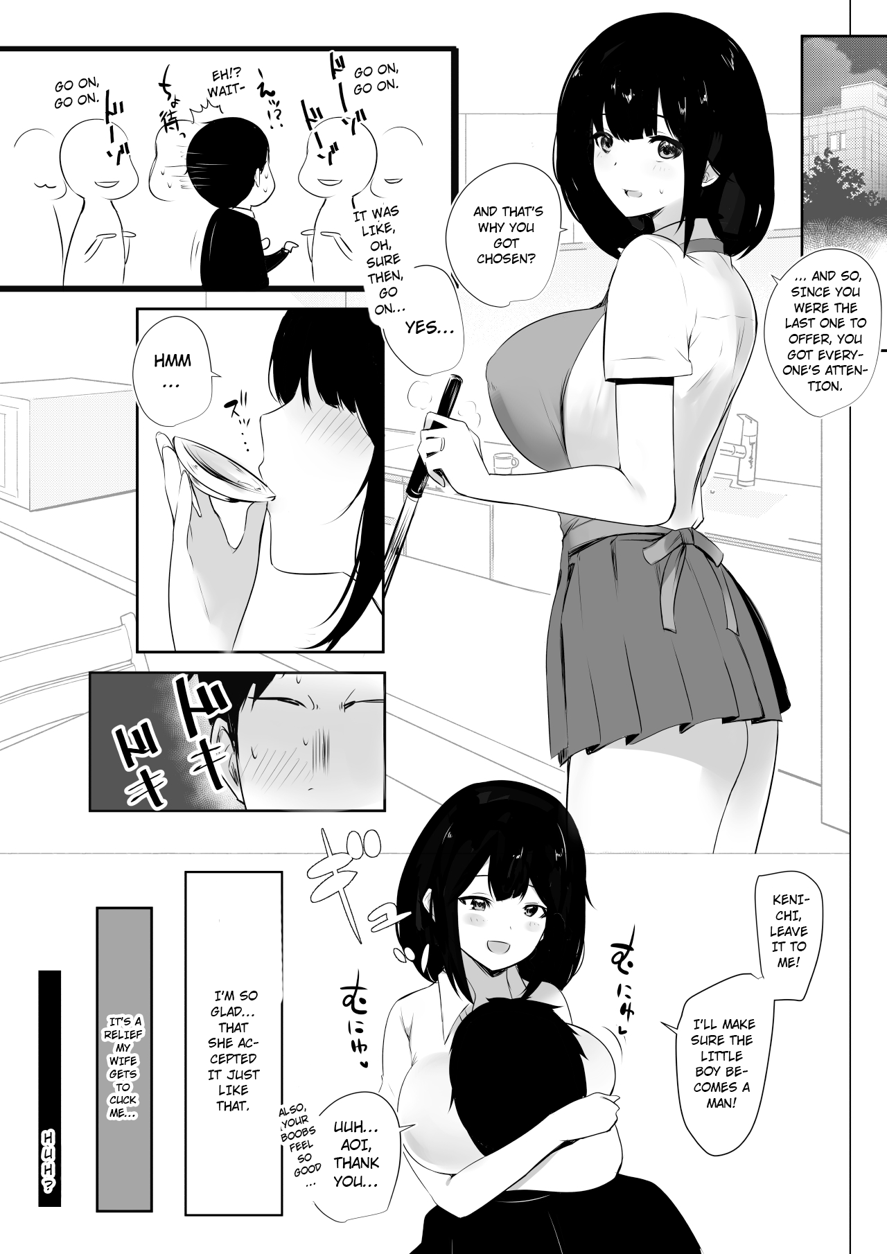 Boku dake ni Amaesasete Kureru Kyonyuu JK Tsuma o Hoka no Otoko ni Dakasete Mita 3 page 8 full