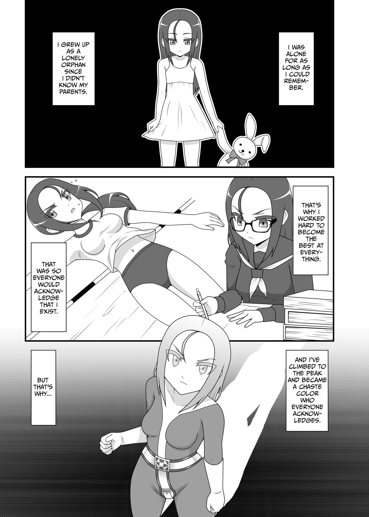 Teisou Sentai Virginal Colors Ch.2 | Chastity Sentai Chaste Colors Ch.2 page 3 full