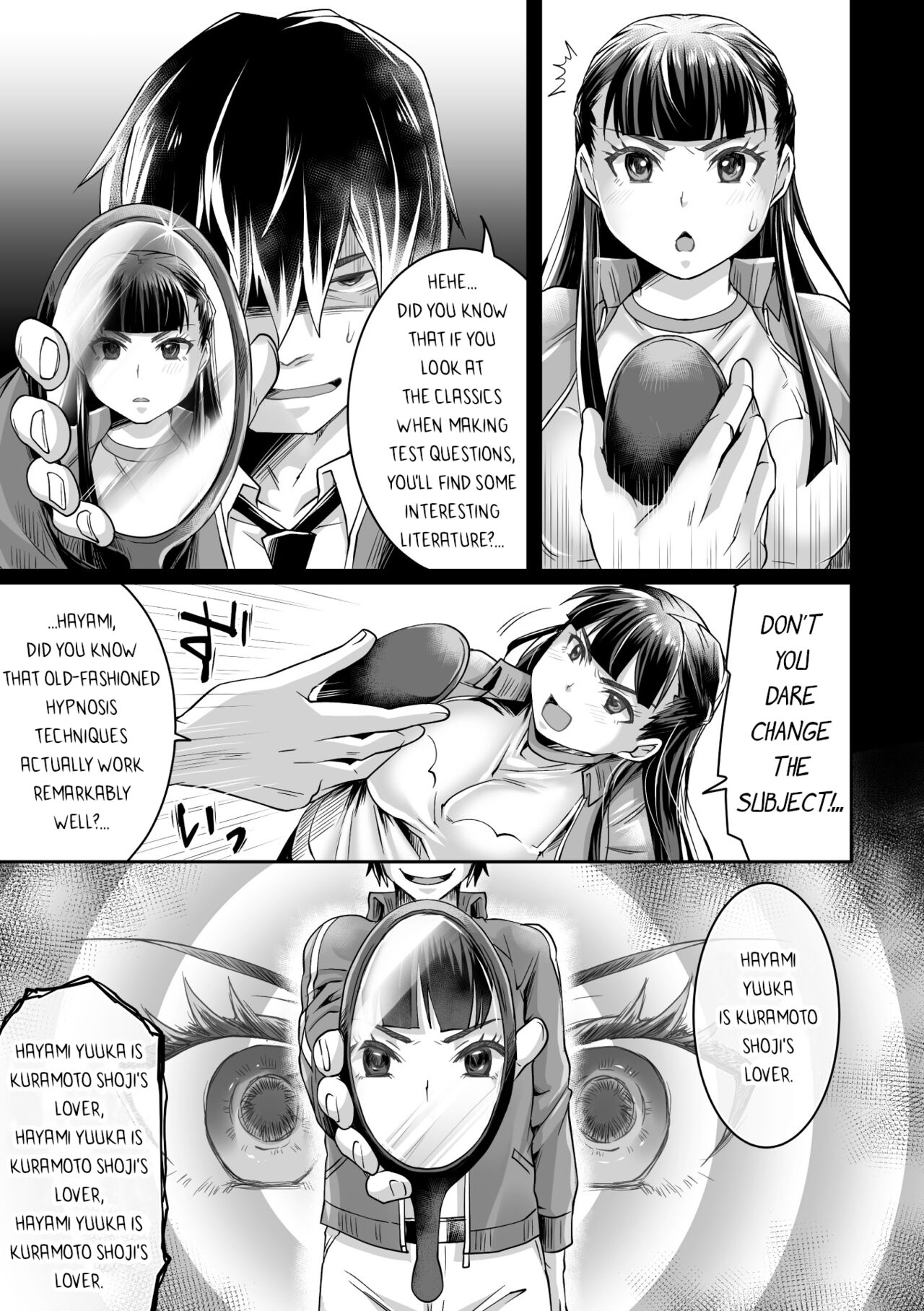 Katabutsu JK o Saiminjutsu de Bicchi ni Shitemita | I Tried To Turn A Straight-laced JK Into A Bitch With Hypnosis page 3 full