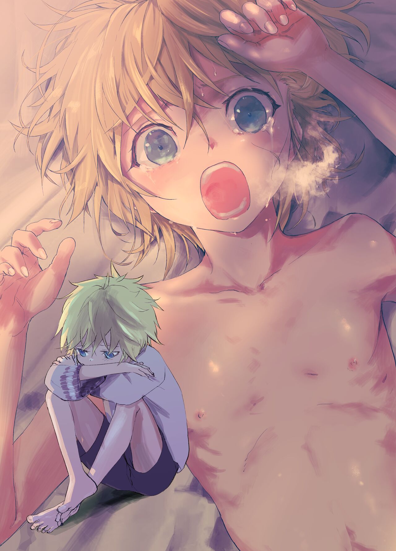 Ibasho ga Nai node Kamimachi shite mita Suterareta Shounen no Ero Manga Ch. 36 page 2 full