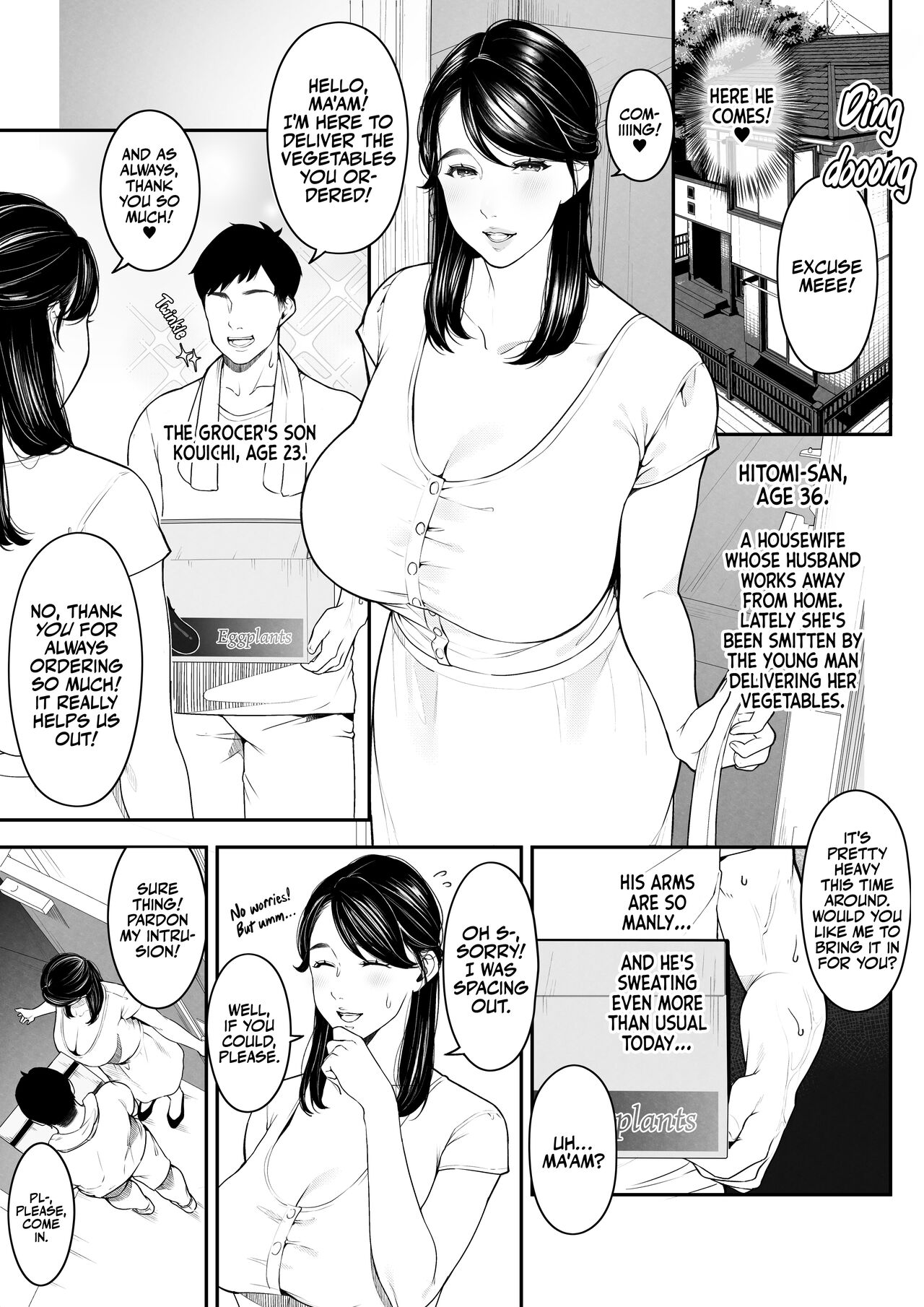 Kinjo no Hitozuma-san "Hitomi-san" | The Neighborhood Housewife "Hitomi-san" page 4 full
