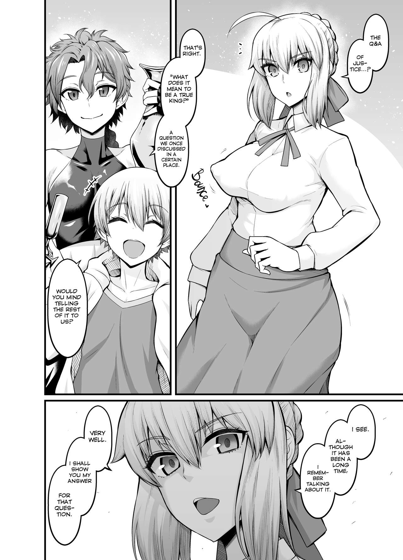 Artoria , Seihai Mondou Futatabi | Saber Artoria, The Q&A of Judgement Begins! page 2 full