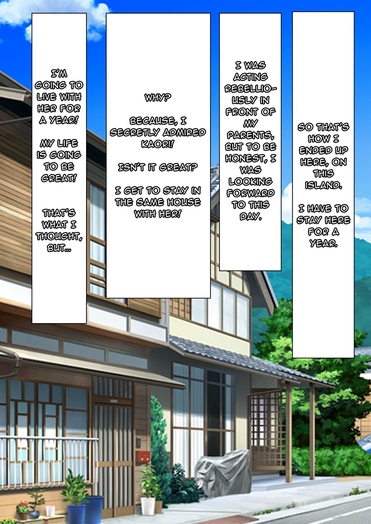 Mob Danshi no Ore ga 100-nin Haramaseru made Deru Koto no Dekinai Kozukuri Shima ni Hikkoshita Kekka | I Can't Leave This Island Until I Get 100 Girls Knocked Up? page 4 full