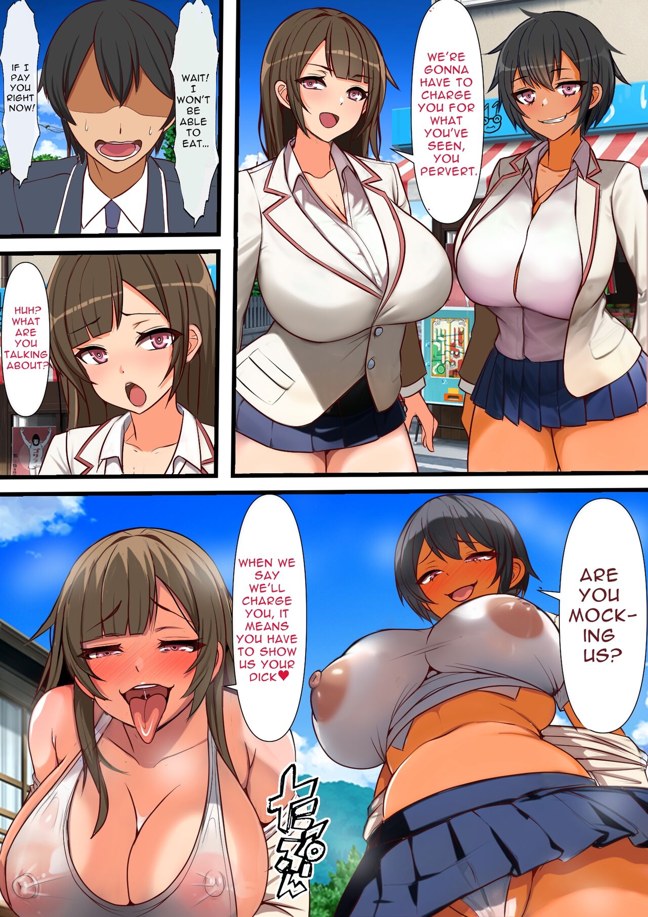 Mob Danshi no Ore ga 100-nin Haramaseru made Deru Koto no Dekinai Kozukuri Shima ni Hikkoshita Kekka | I Can't Leave This Island Until I Get 100 Girls Knocked Up? page 6 full