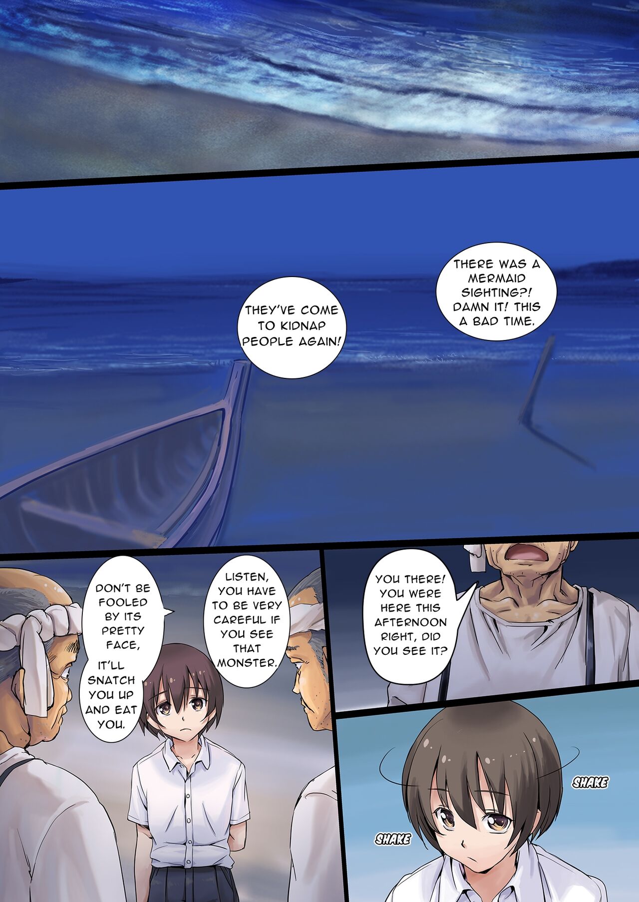 Hontou ni Chotto Dake Kowai Youkai Otogibanashi ~Ningyo-hen~ | Truly A Little Bit Scary Stories: The Mermaid page 2 full