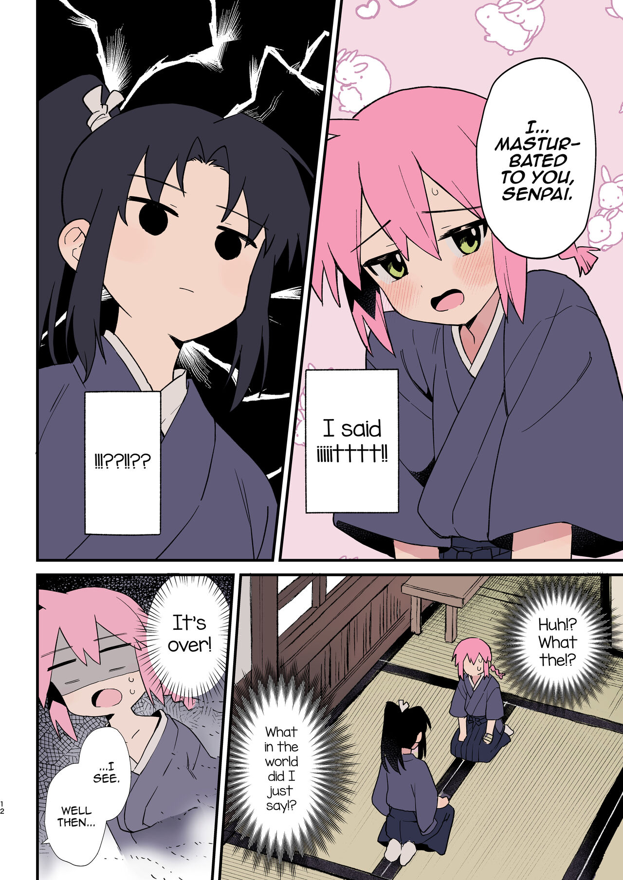 Shoujiki na Kouhai wa Senpai ni Tanomitai page 10 full