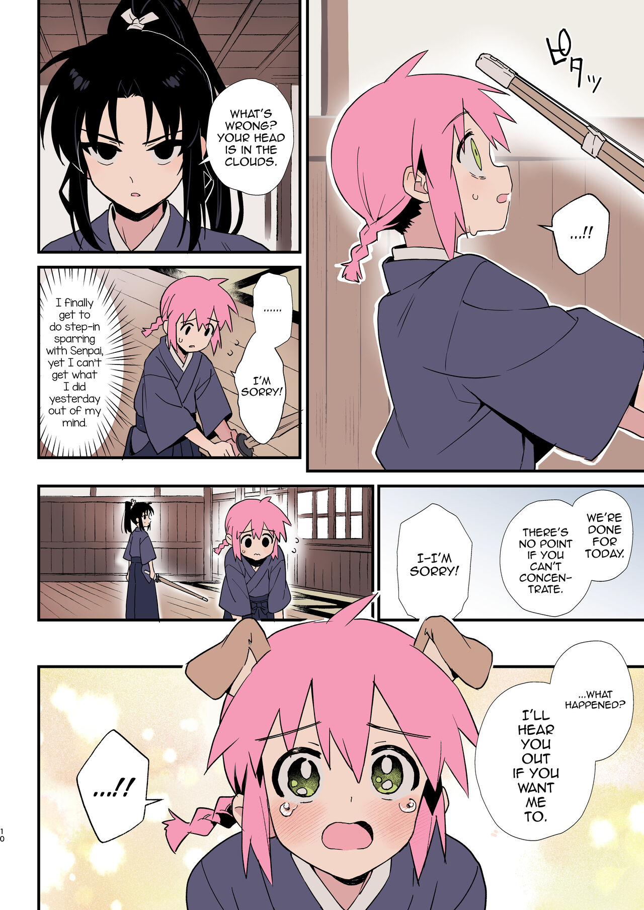 Shoujiki na Kouhai wa Senpai ni Tanomitai page 8 full