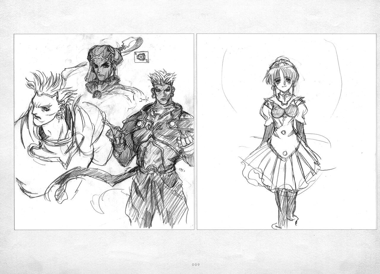 ALICESOFT ORION SCRIBBLES with CROQUIS ULTIMATE EDITION VOL.3 織音計画特別版  ラフ画集 page 10 full