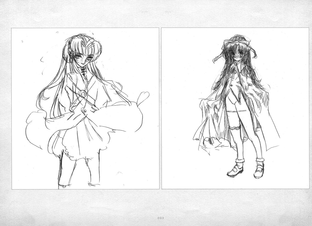 ALICESOFT ORION SCRIBBLES with CROQUIS ULTIMATE EDITION VOL.3 織音計画特別版  ラフ画集 page 4 full