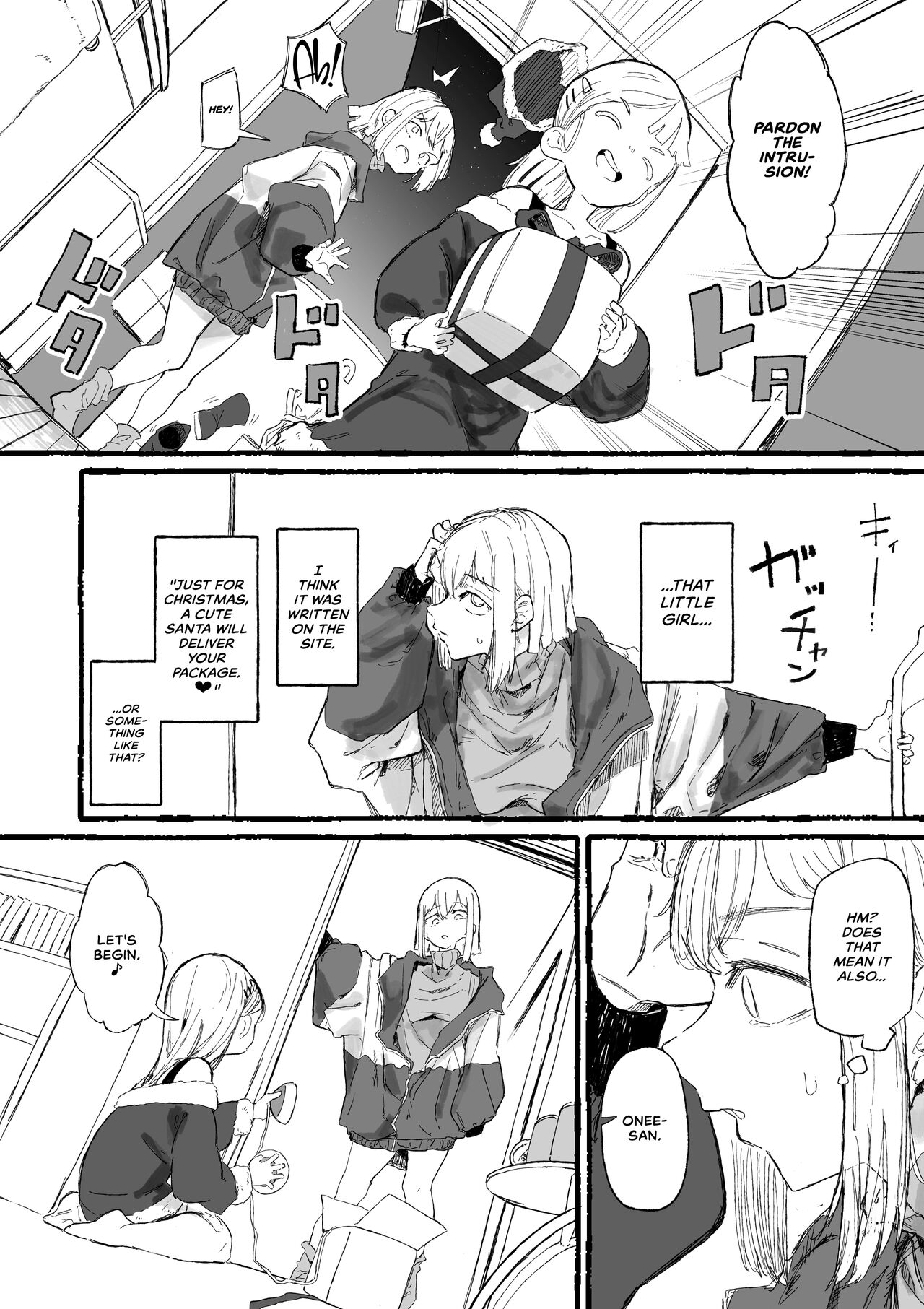 Cute na Santa to Hentai Onee-san page 4 full