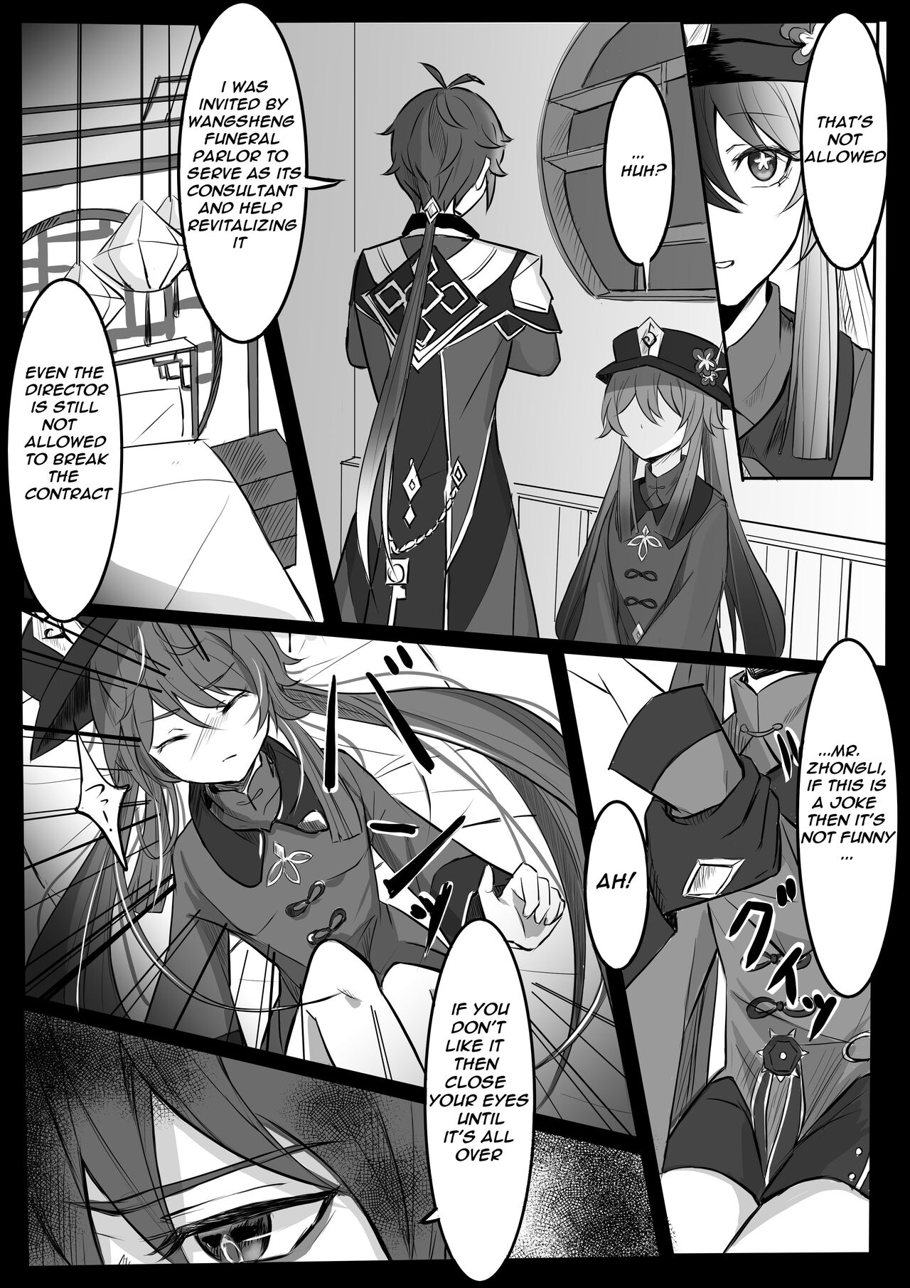 Rainbow After Heavy Rain, Dreams of Colorful Wings - Zhongli x Hu Tao before wedding / marriage story page 4 full