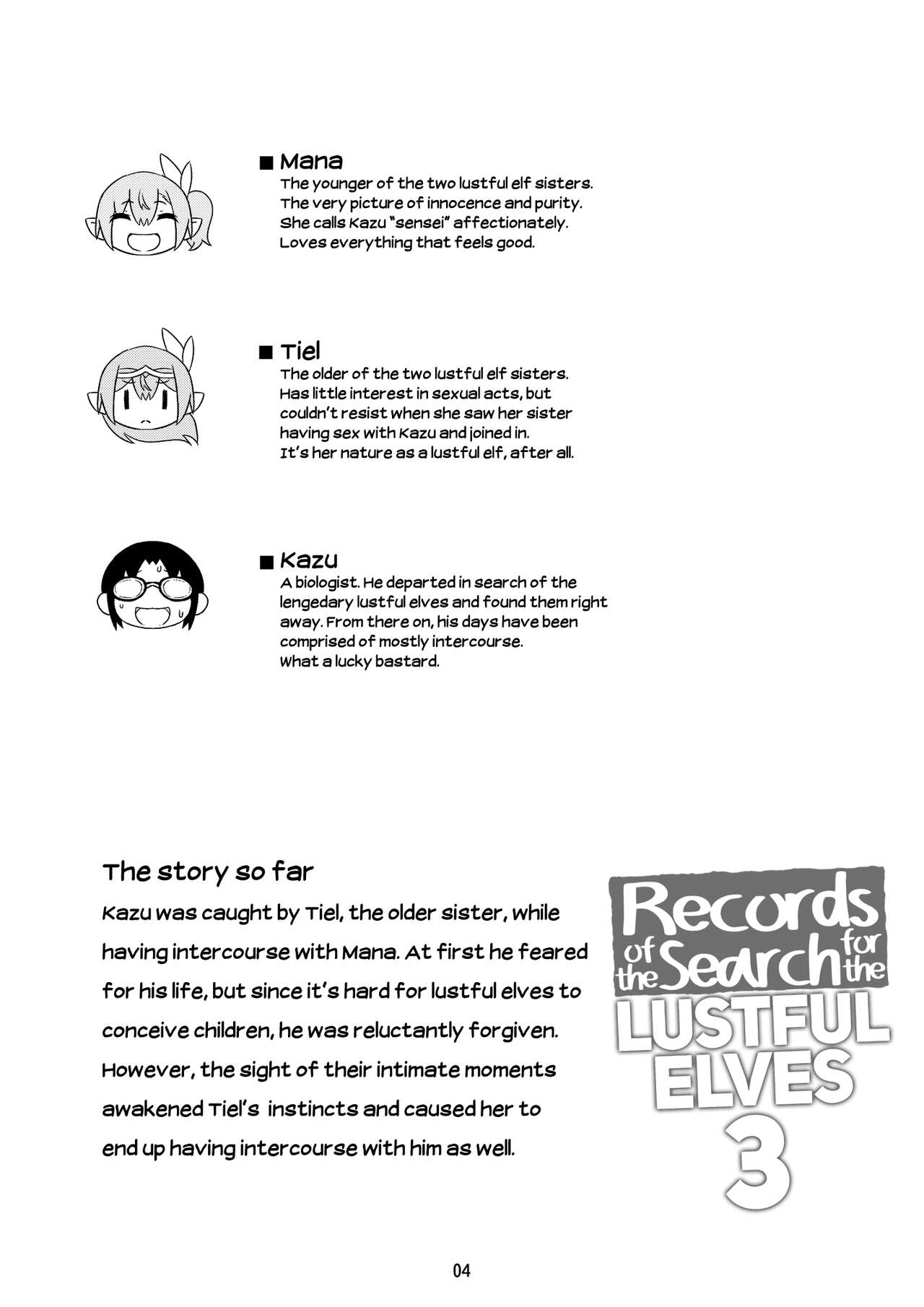 Sukebe Elf Tanbouki 3 | Records of the Search for the Lustful Elves 3 page 4 full