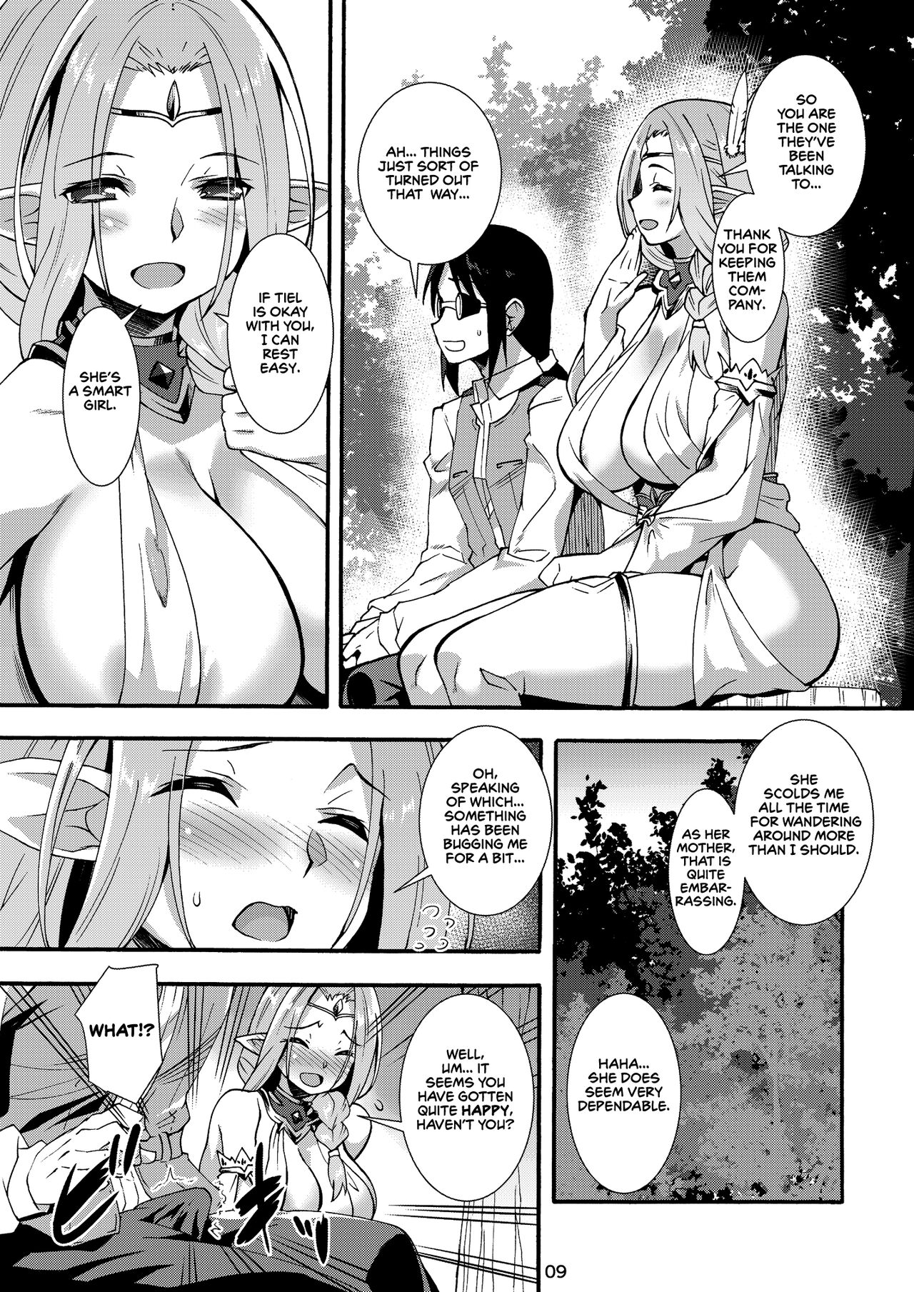Sukebe Elf Tanbouki 3 | Records of the Search for the Lustful Elves 3 page 9 full