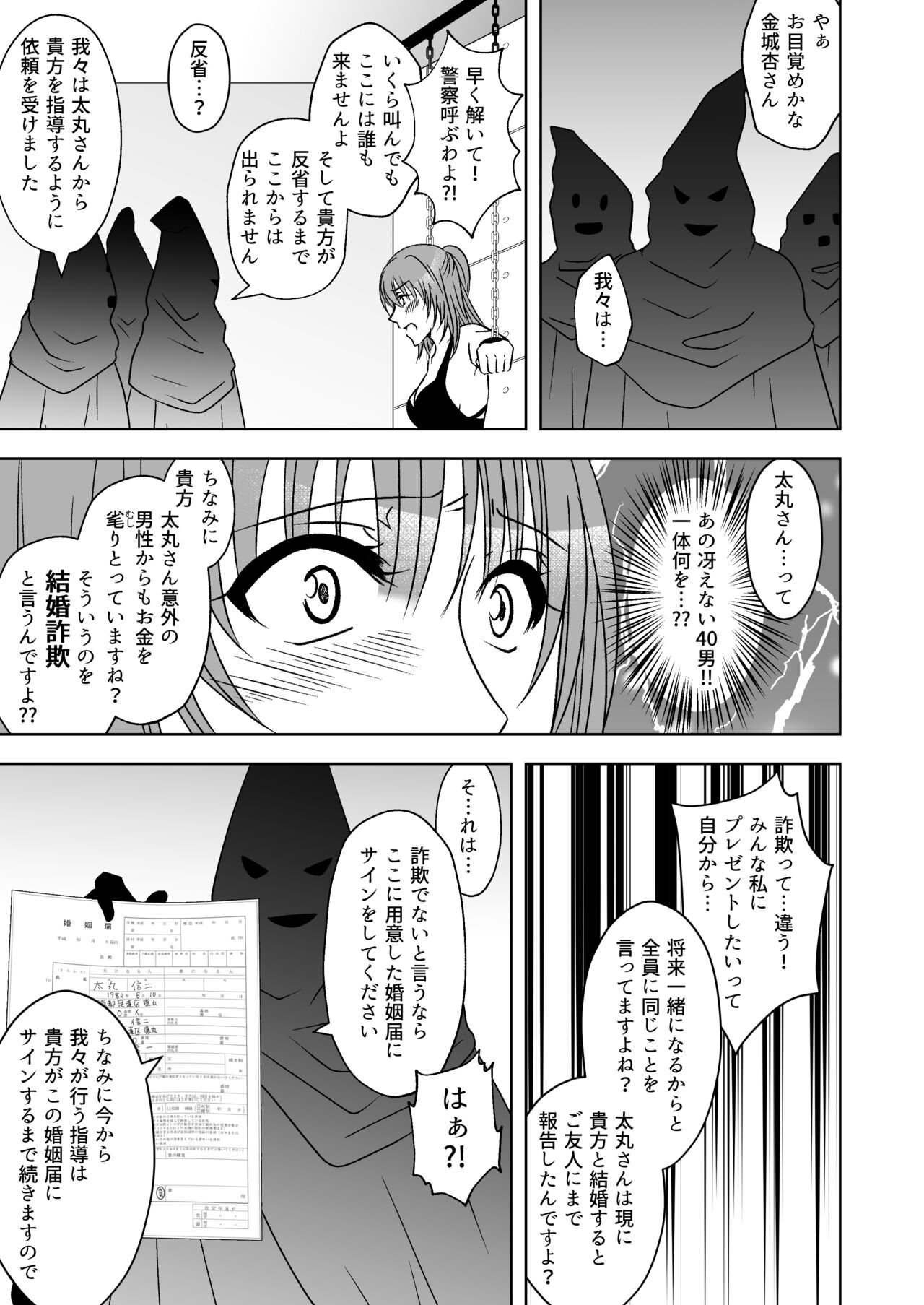 Kuppuku go shidou yami site ~ kekkon sagi onna no kusuguri seme page 8 full