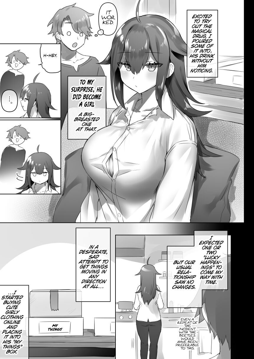 Jotaika shita Mama Machigaete Danshi Toile ni Haittara Hentai ni Tsukamatte Sex-chuu ni Hounyou suru no ga Suki ni Naru TS-ko no Hanashi page 4 full