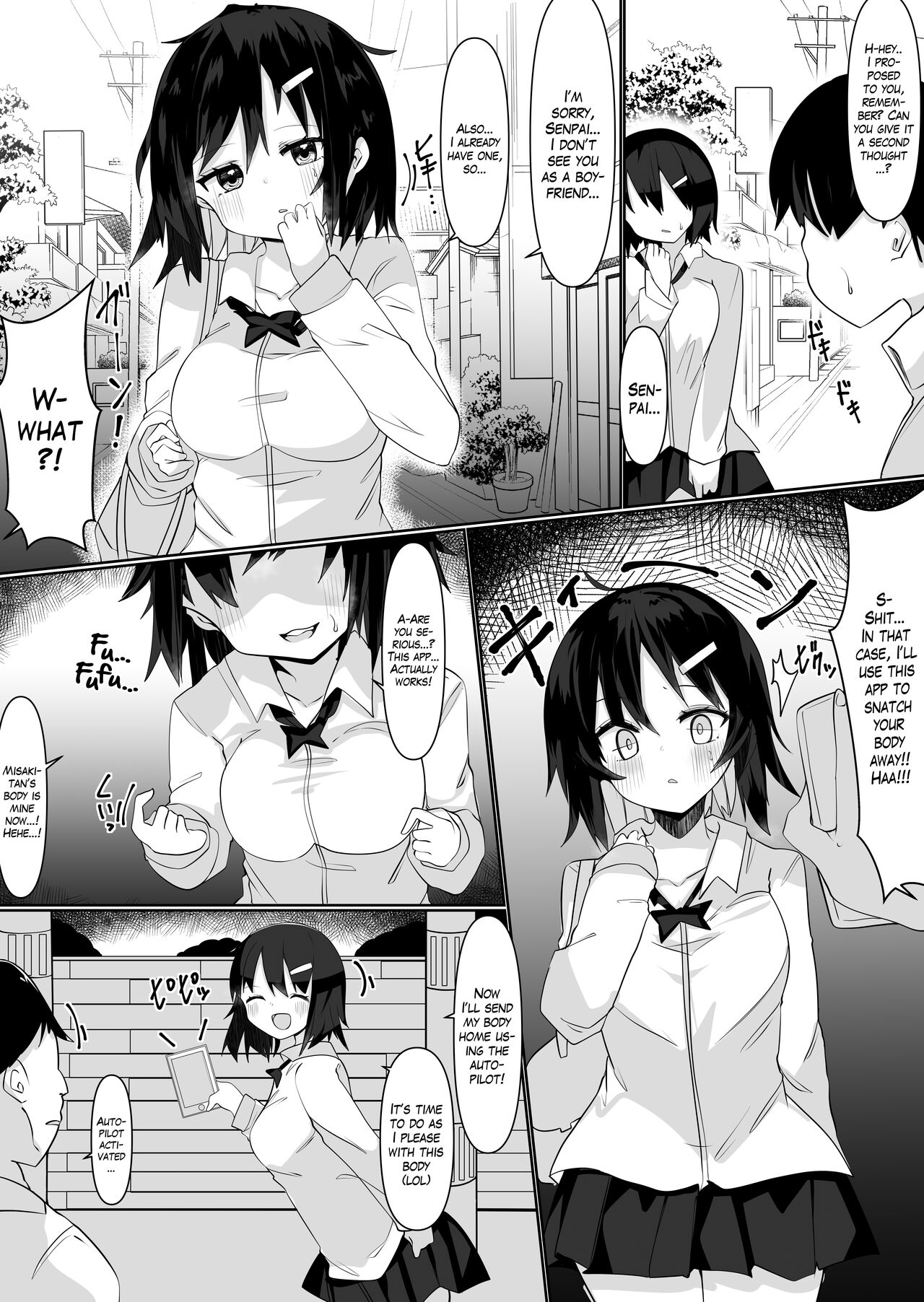 Irekae Appli de Nottori Sex! ~Onna no Karada de Sukebe Shimakuri~ | Using a Body Change App to Have Sex! ~Lewdness Overload in a Woman’s Body~ page 5 full