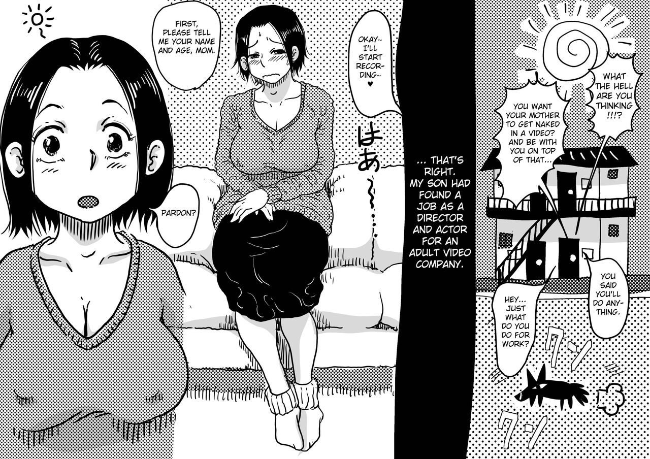 Hajimete no AV Ninkatsu Rei no "Ano Okaa-san" ga Musuko no Adult Video de Nakadashi Sarete Ninshin Saserarete Shimau Hanashi. page 6 full