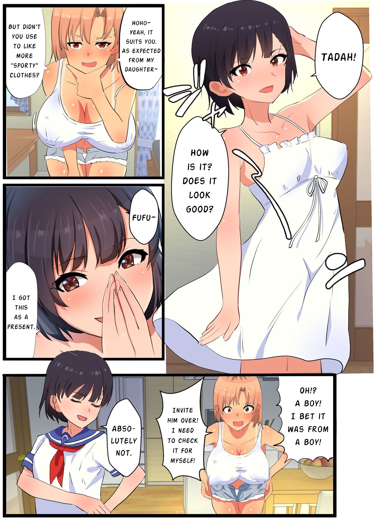 ~NTR Kazoku~ Kazoku Omoi no Tsuyoki na Moto Yanmama ga Musuko no Tomodachi no SeFri Benki ni Ochiru made | ~NTR Family~ The story of a strong-willed mother who cares about her family, and her fall into the hands of her son's bully friend. page 5 full