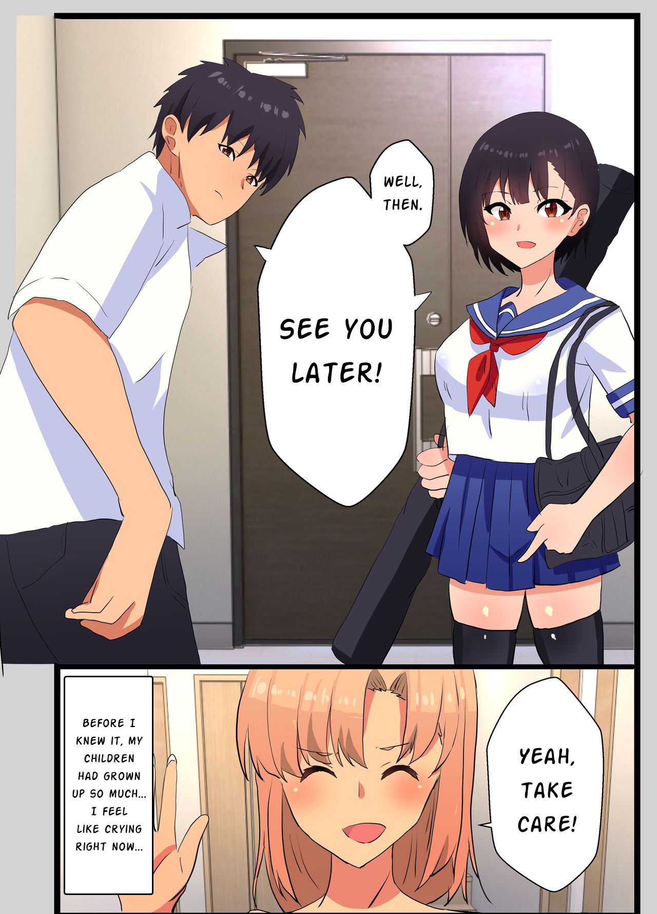 ~NTR Kazoku~ Kazoku Omoi no Tsuyoki na Moto Yanmama ga Musuko no Tomodachi no SeFri Benki ni Ochiru made | ~NTR Family~ The story of a strong-willed mother who cares about her family, and her fall into the hands of her son's bully friend. page 6 full