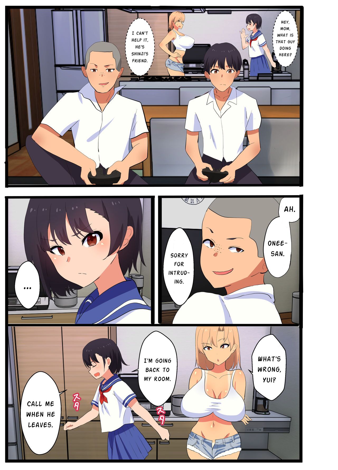 ~NTR Kazoku~ Kazoku Omoi no Tsuyoki na Moto Yanmama ga Musuko no Tomodachi no SeFri Benki ni Ochiru made | ~NTR Family~ The story of a strong-willed mother who cares about her family, and her fall into the hands of her son's bully friend. page 9 full