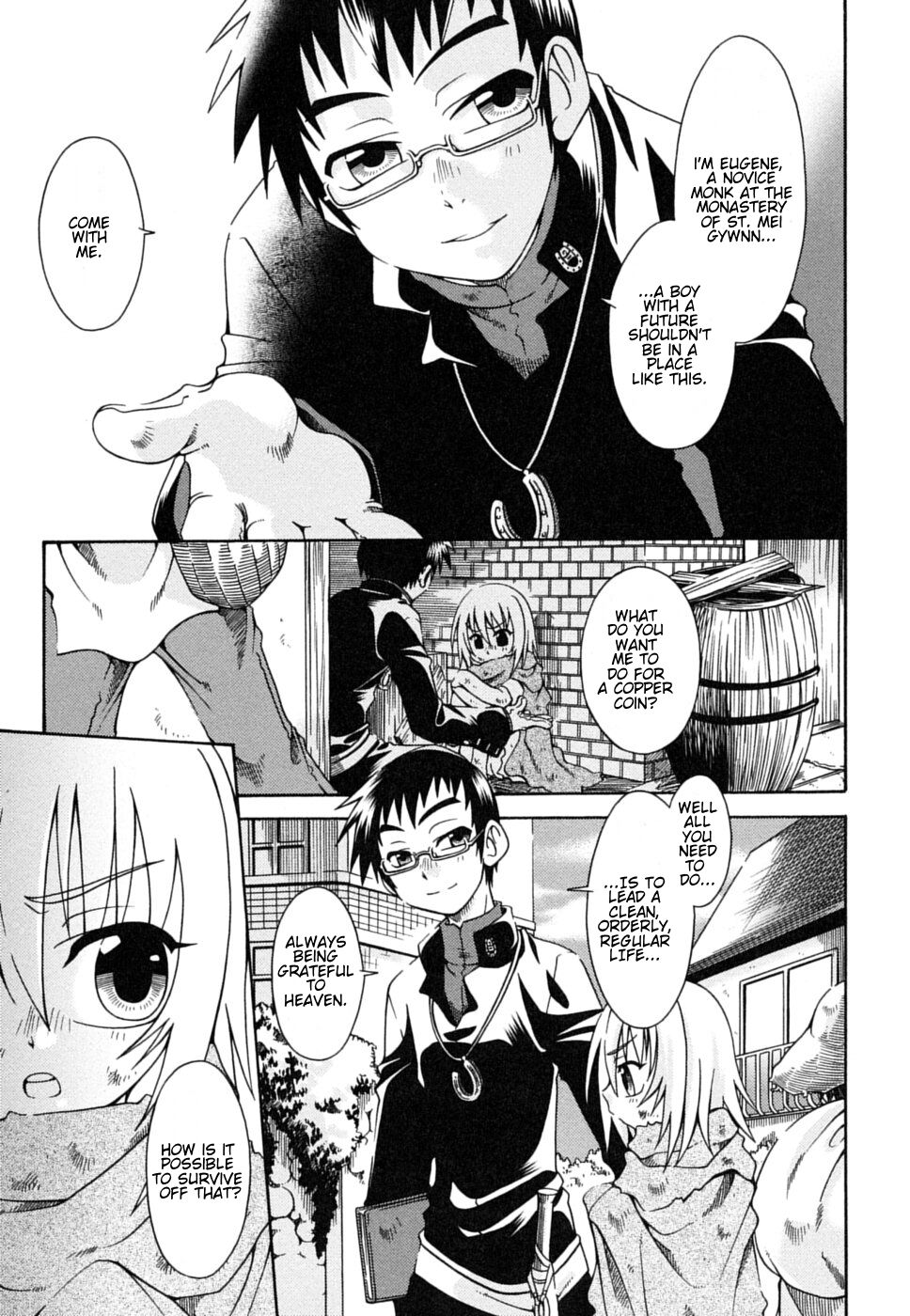 Ippen no pan itteki no miruku ～ORACION～| ORACION: A piece of bread, A drop of milk page 3 full