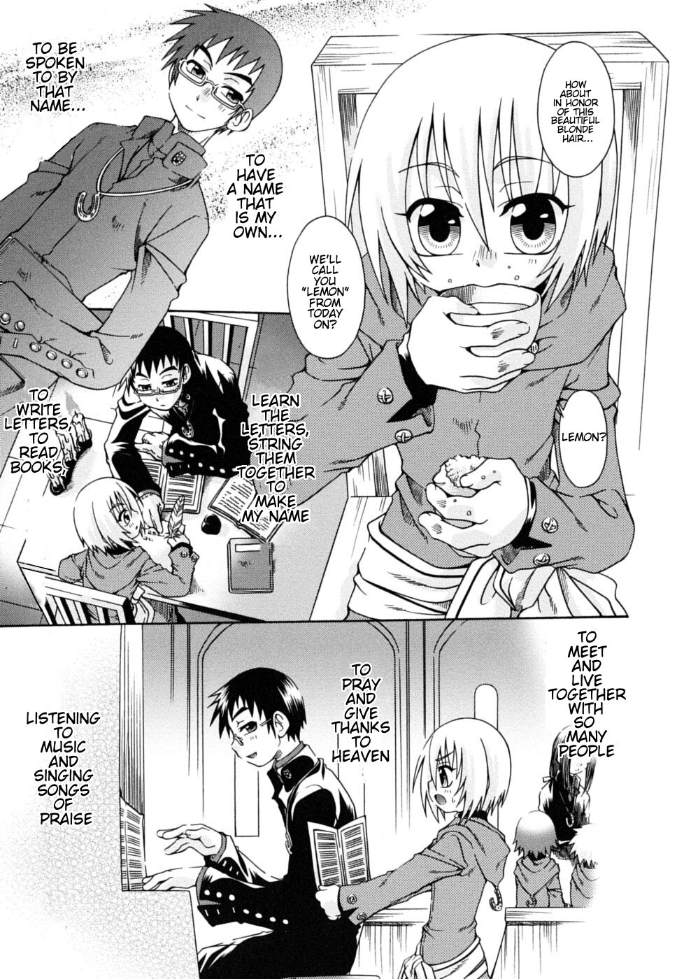 Ippen no pan itteki no miruku ～ORACION～| ORACION: A piece of bread, A drop of milk page 5 full