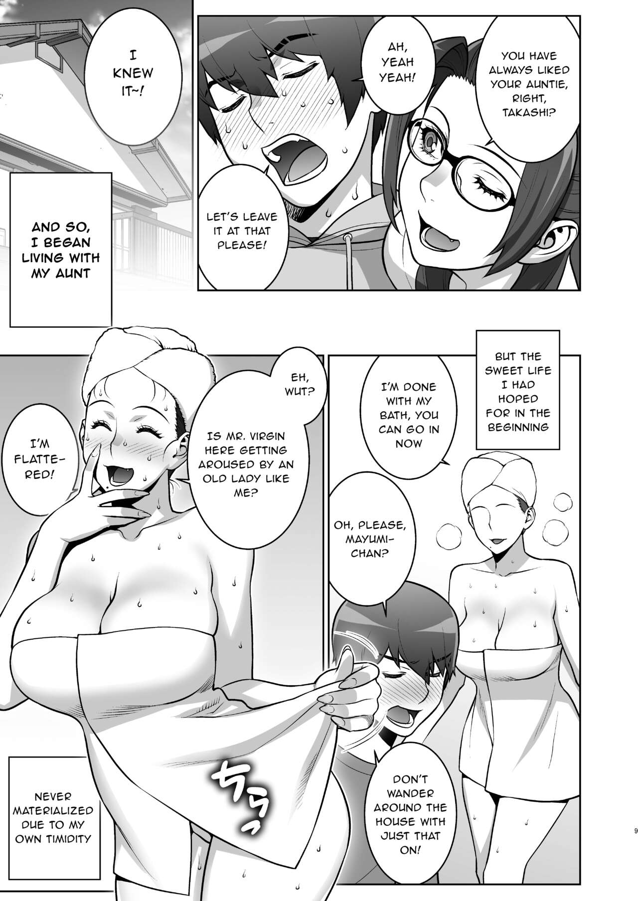 Oba no Uwa Kitsu Cosplay Onanie o Mokugeki Shita Ken | That Time I Saw My Aunt Masturbating in a Cosplay She’s Too Old For page 8 full