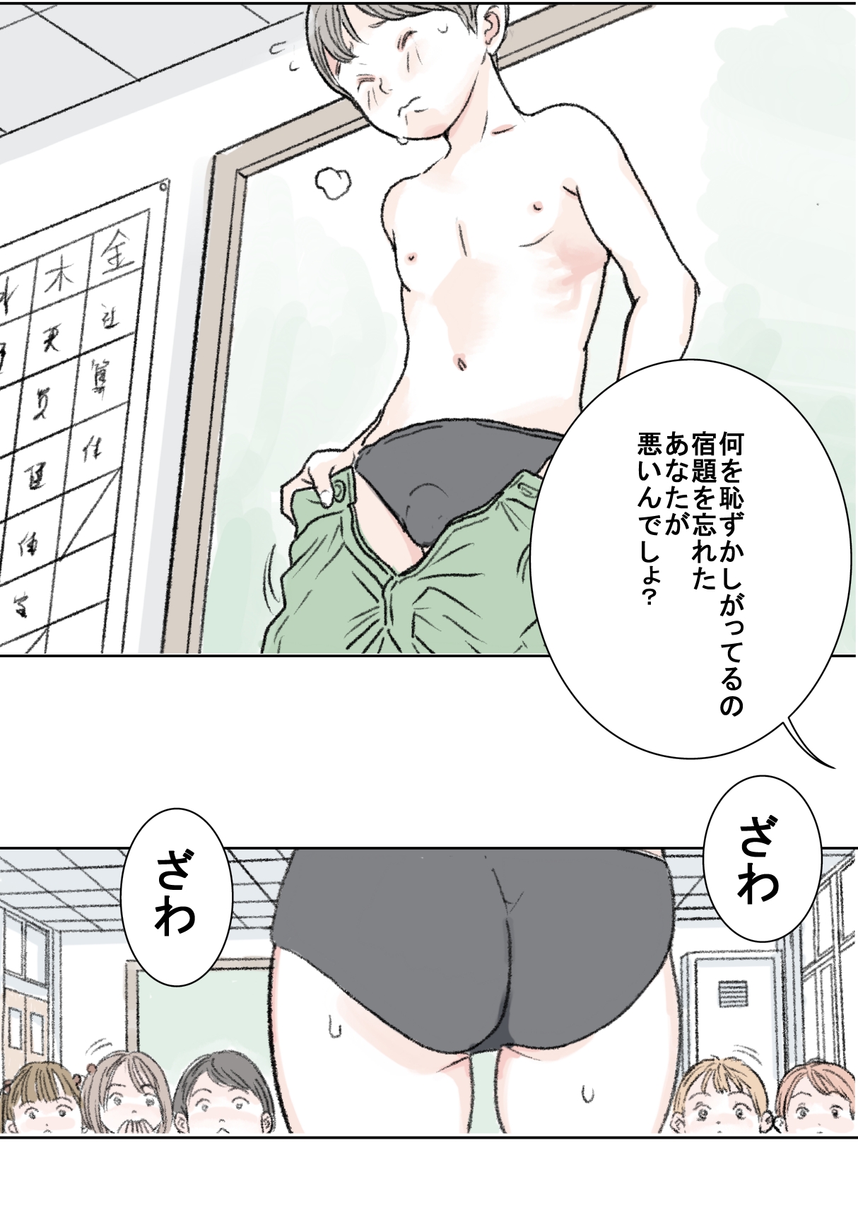 Hazukashii Bassoku | The Punishment page 4 full